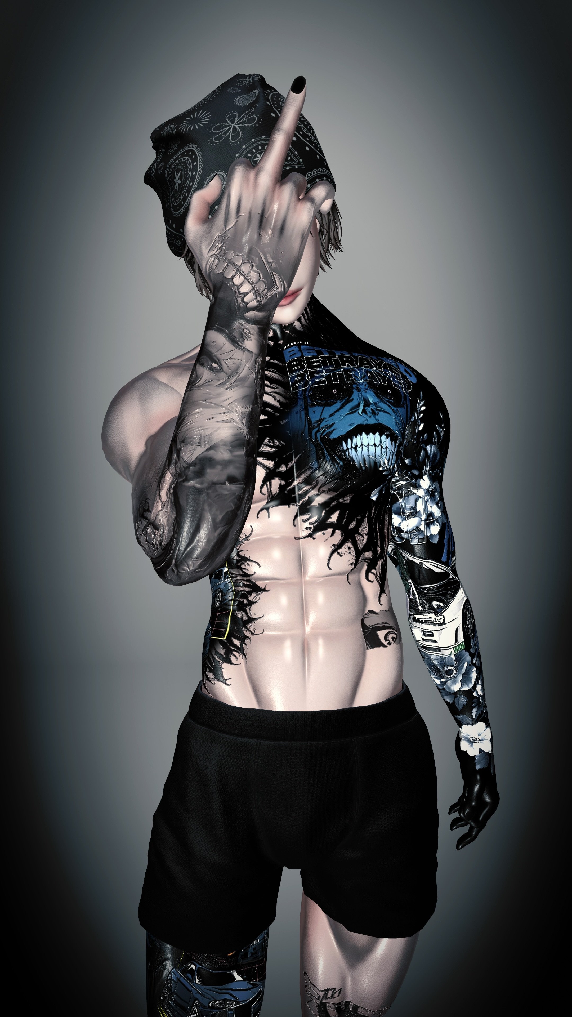 4K BETRAY MALE TEXTURE - AKI, EXO, ACE