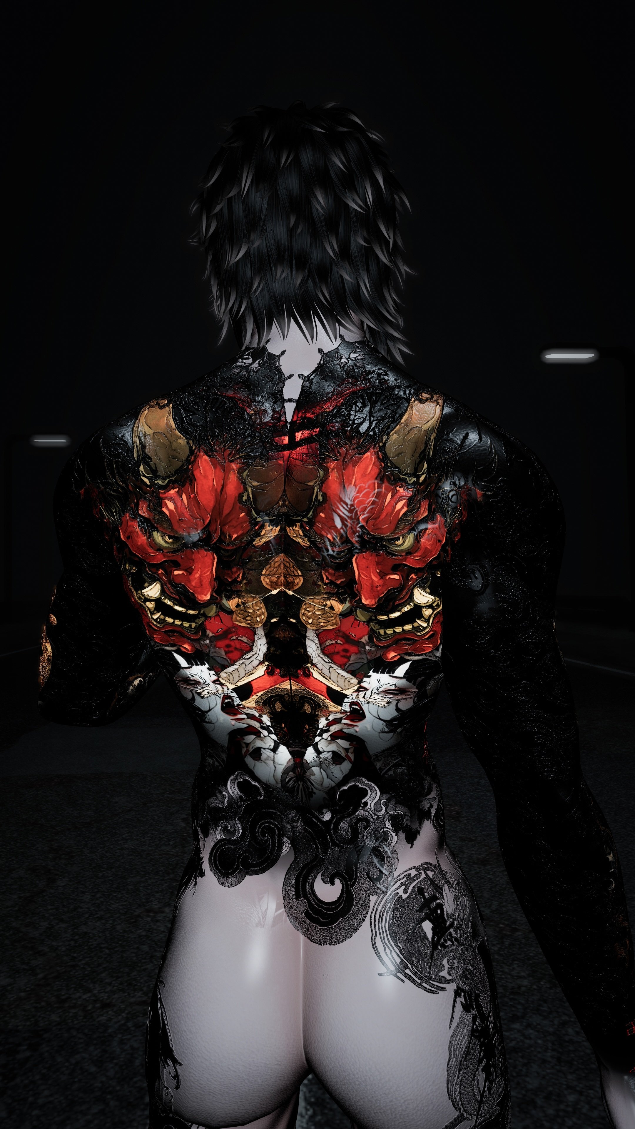 4K GEISHA MALE BODY TEXTURE - AKI/ACE/EXOV4