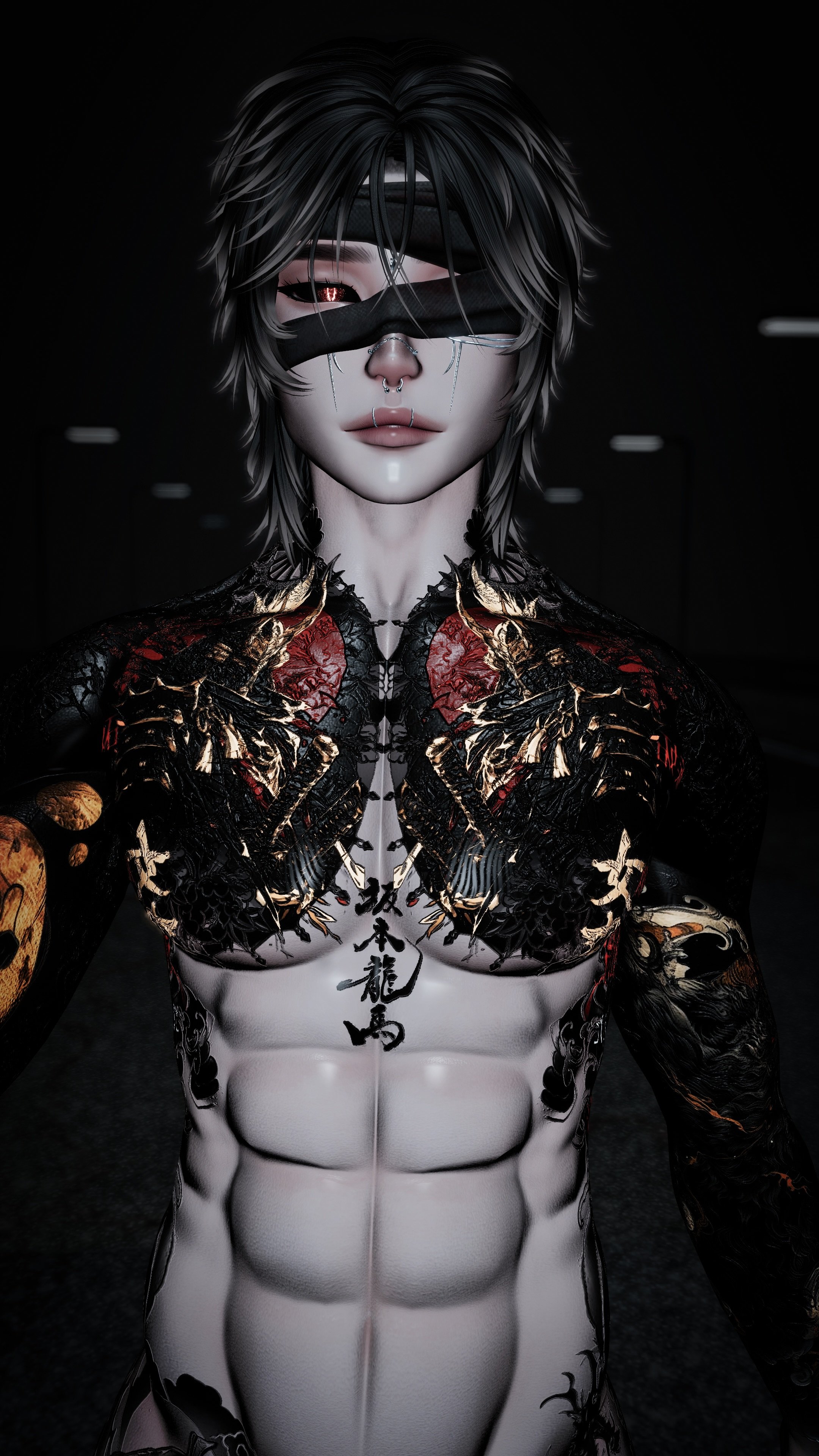 4K GEISHA MALE BODY TEXTURE - AKI/ACE/EXOV4