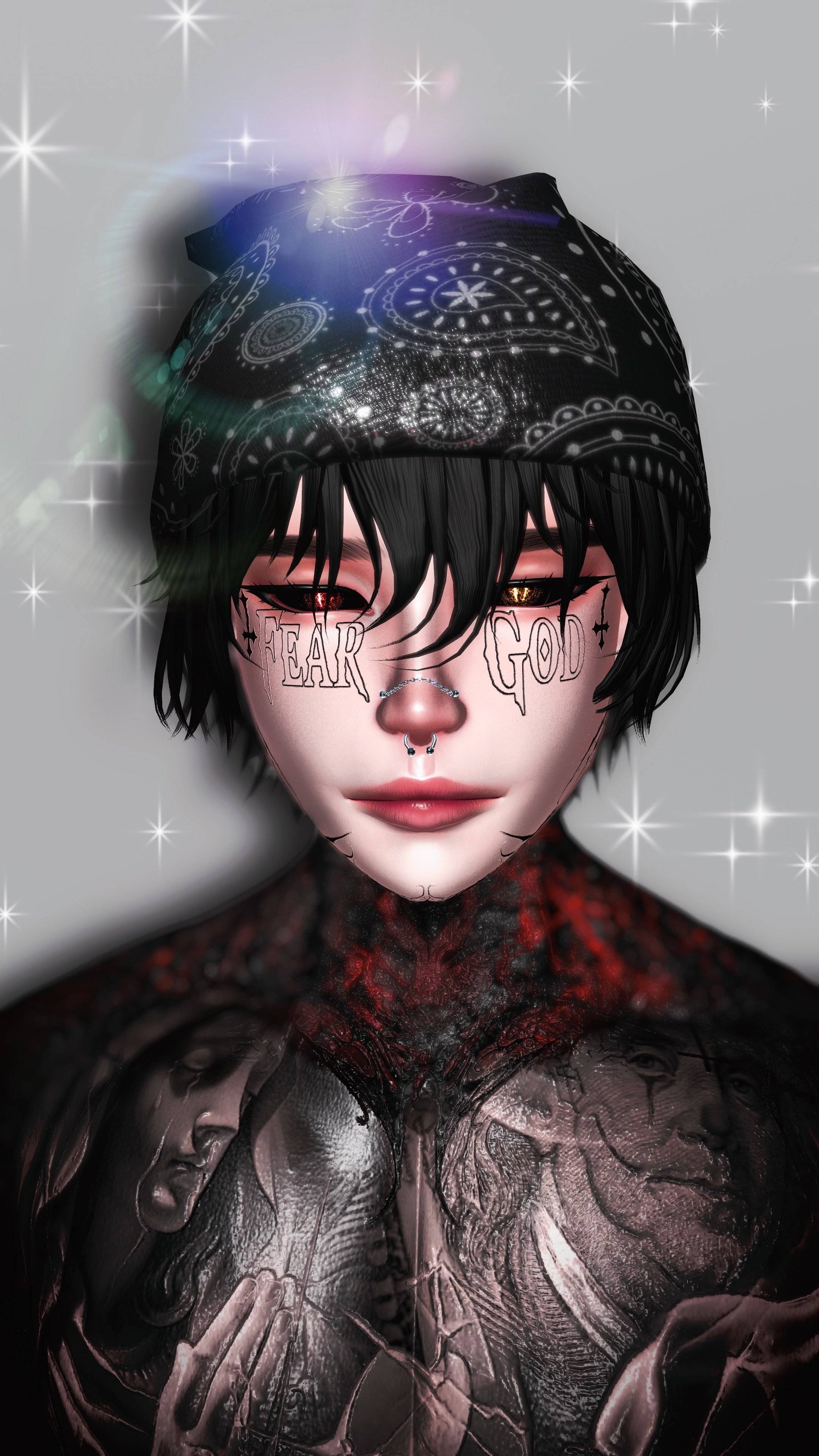 4K HELL MALE TEXTURE - BODY/HEAD