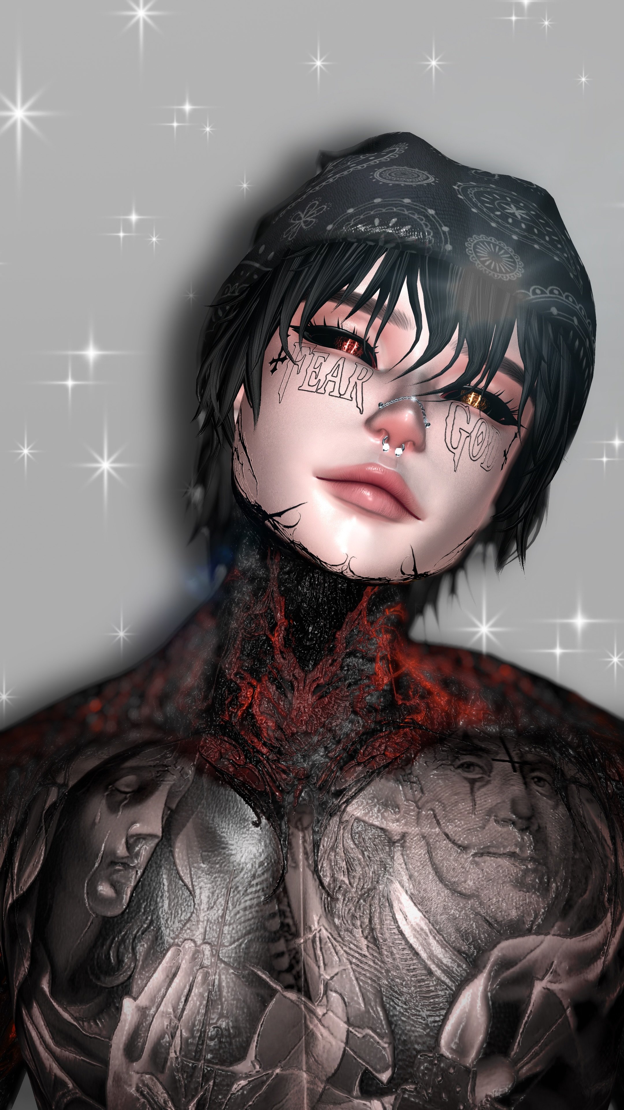 4K HELL MALE TEXTURE - BODY/HEAD