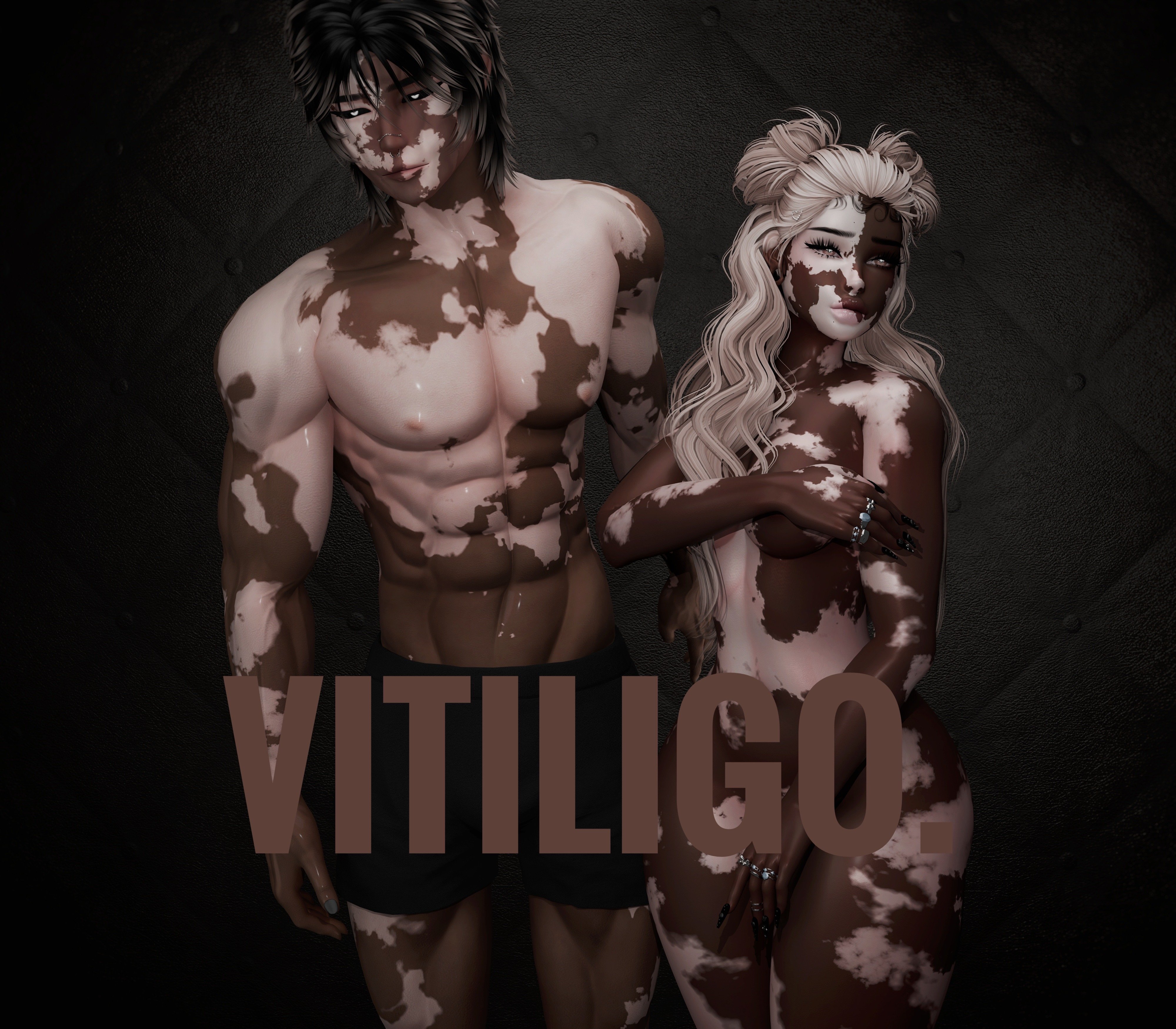 4K VITILIGO IMPERFECTION TEXTURE - FEMALE