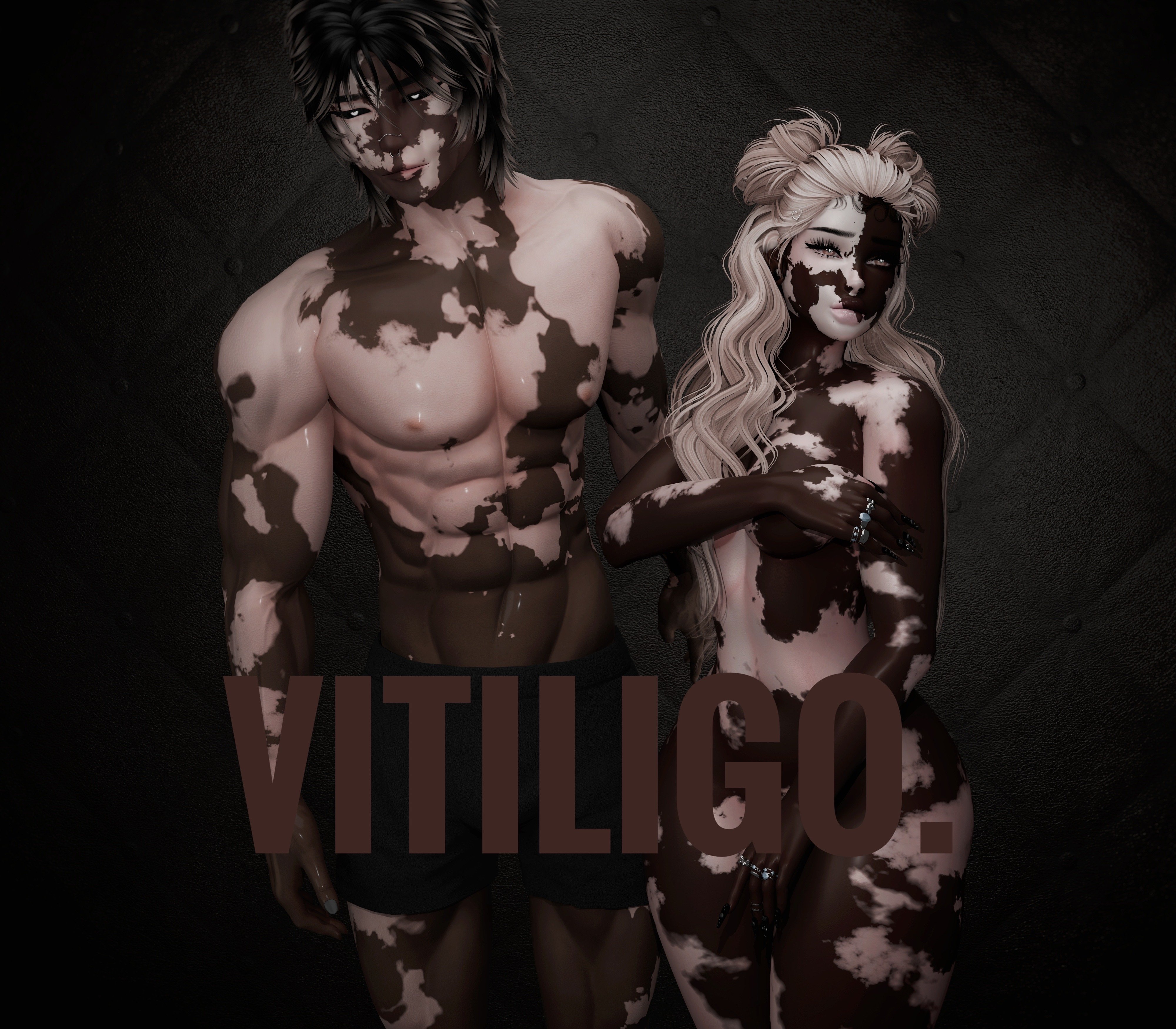 4K VITILIGO IMPERFECTION TEXTURE - FEMALE