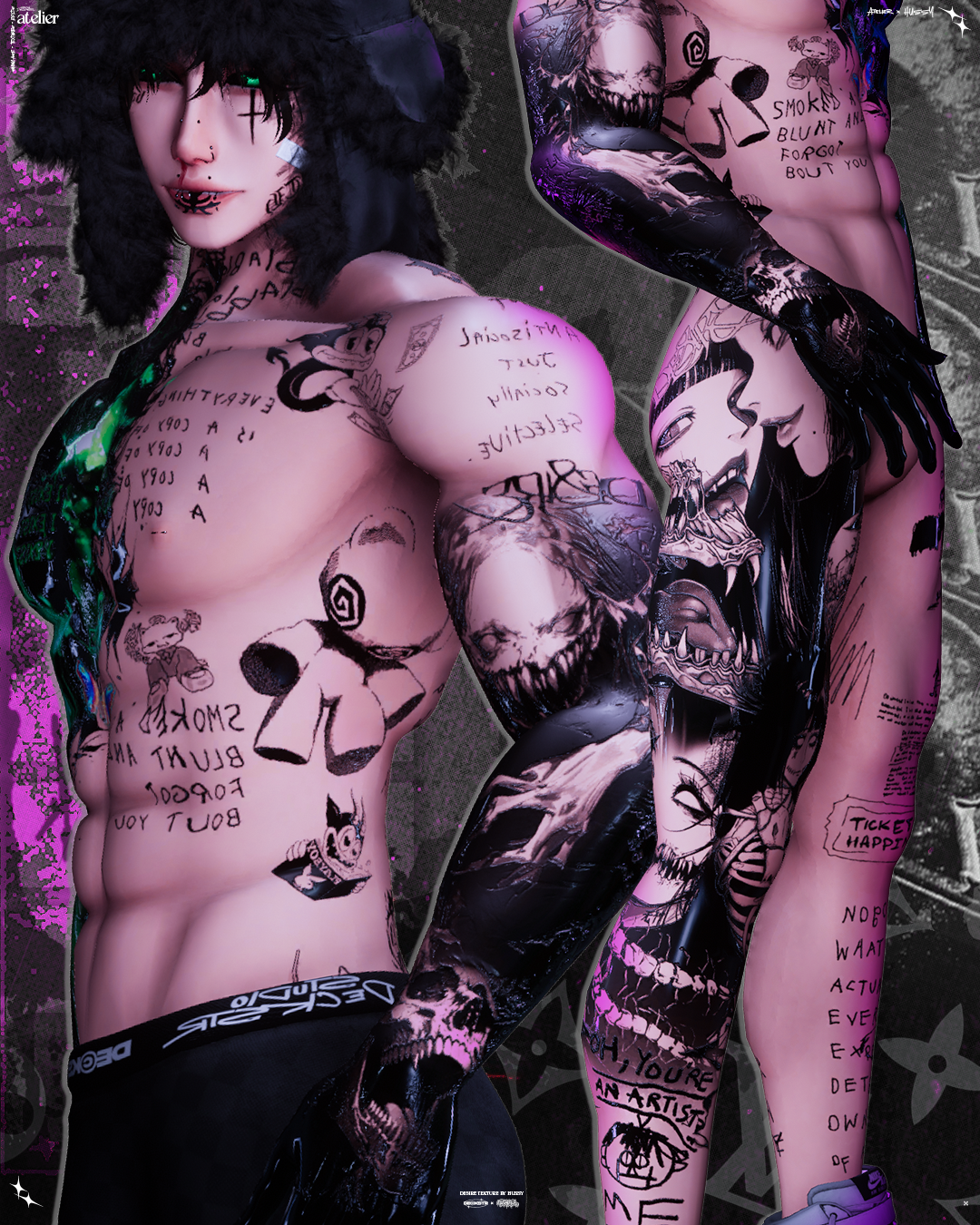 4K DESIRE MALE BODY TEXTURE
