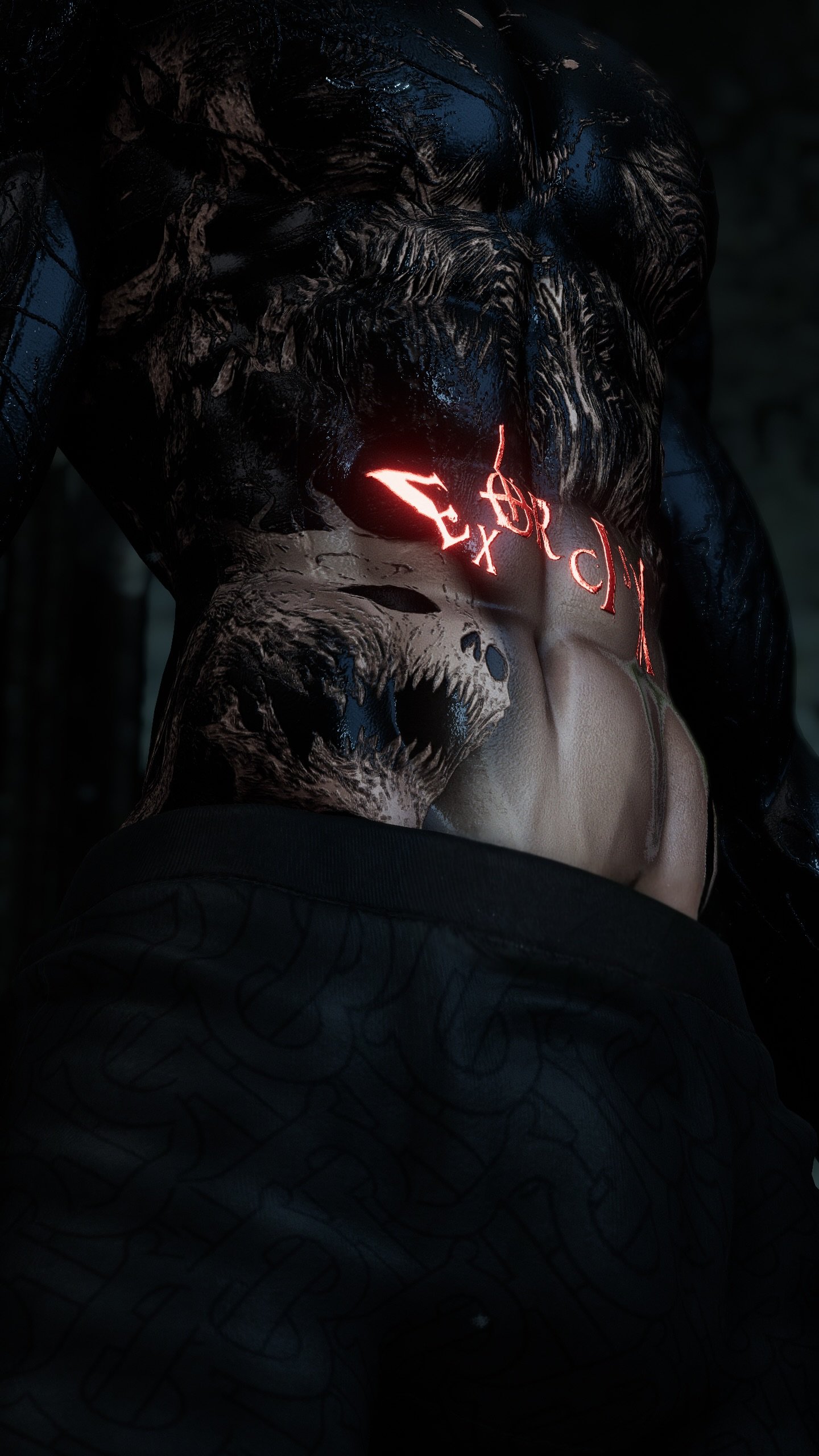 4K EXORCISM MALE TEXTURE - BODY & HEAD