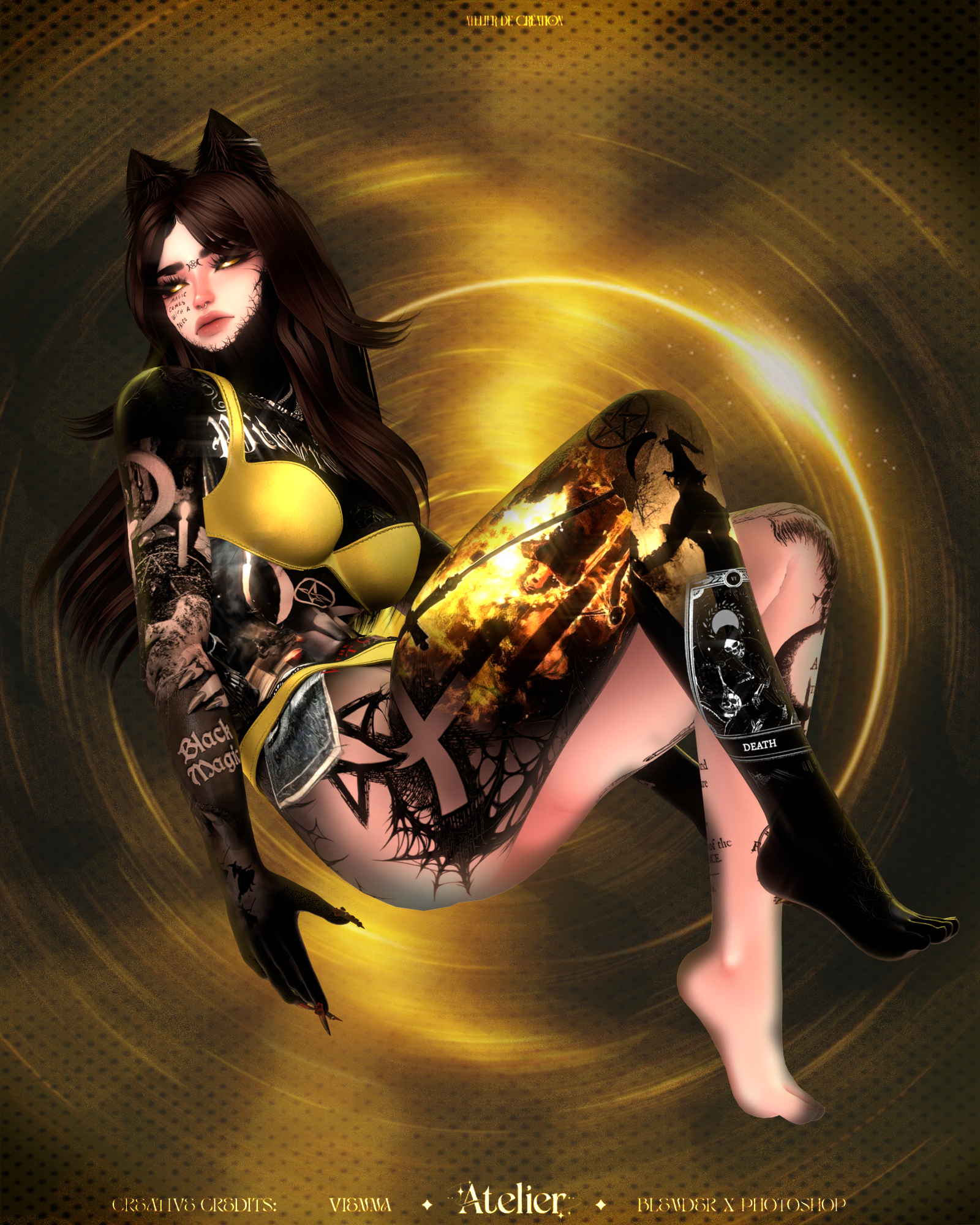 LIMITED EDITION: 4K SALEM FEMALE TEXTURE - BODY & HEAD