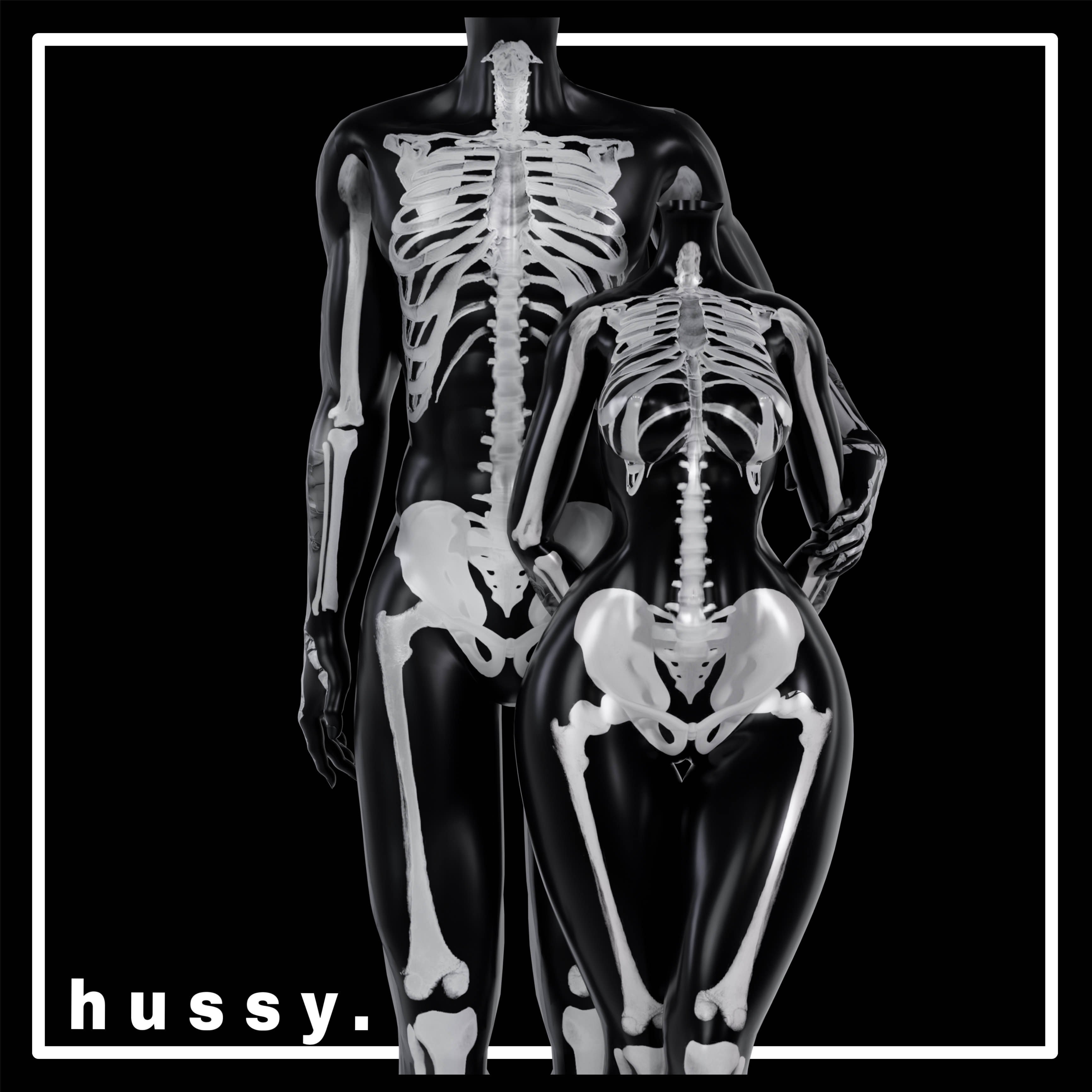 4K SKELETON HALLOWEEN TEXTURE - FEMALE