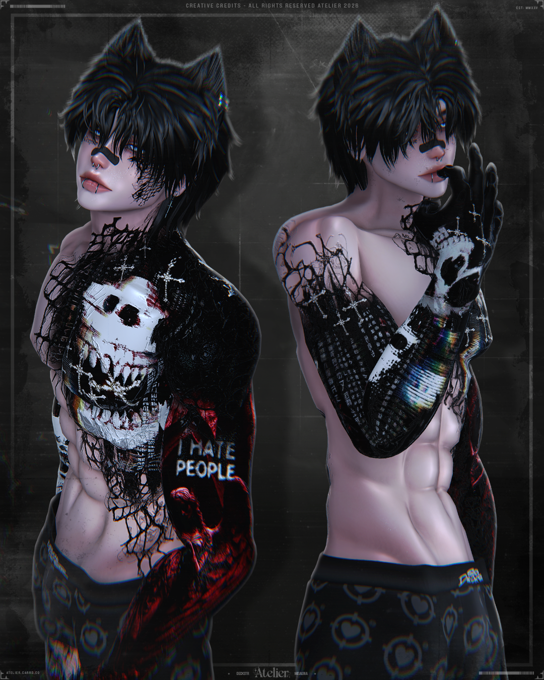 "MORGUE" MALE TEXTURE - HEAD/BODY