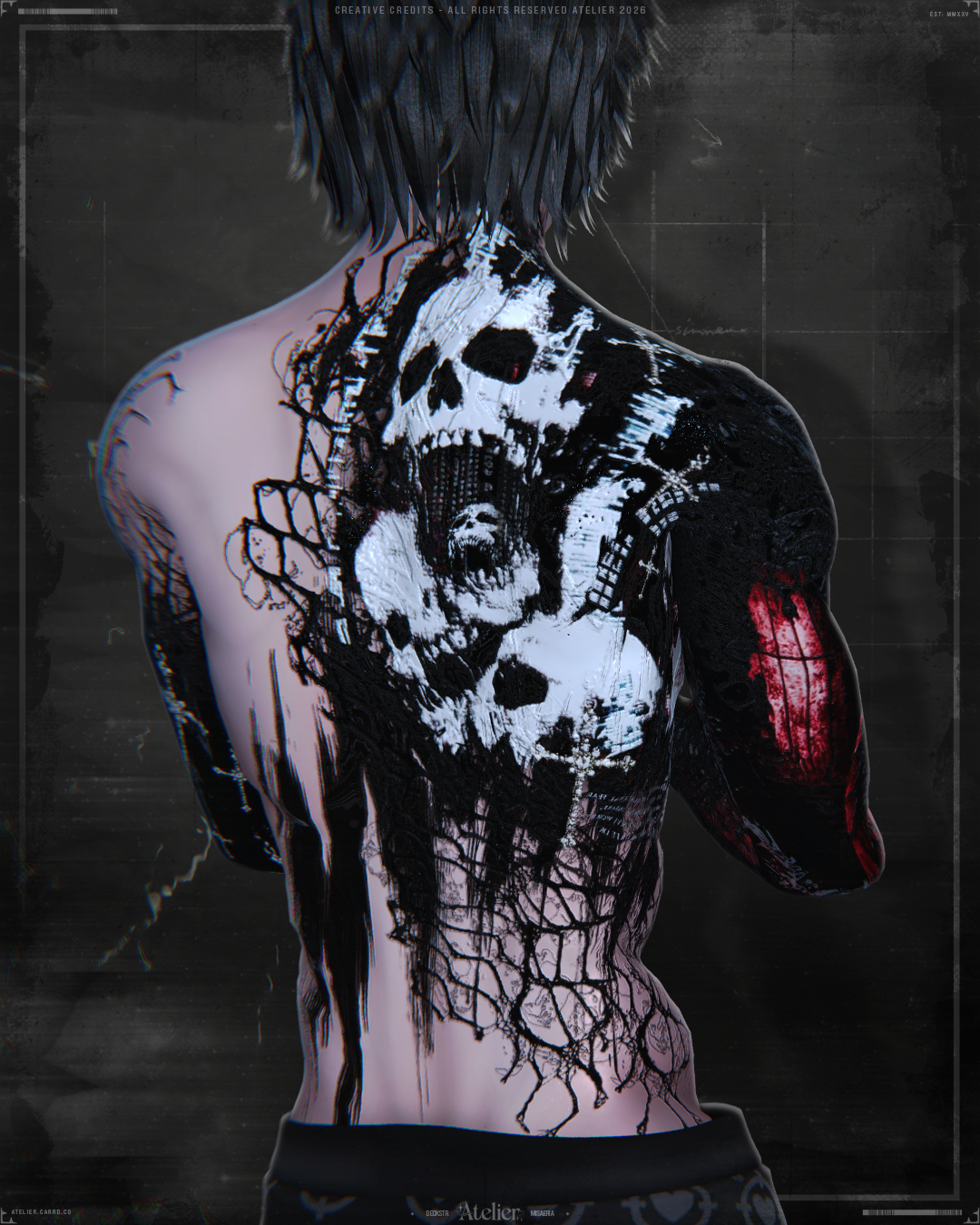 "MORGUE" MALE TEXTURE - HEAD/BODY