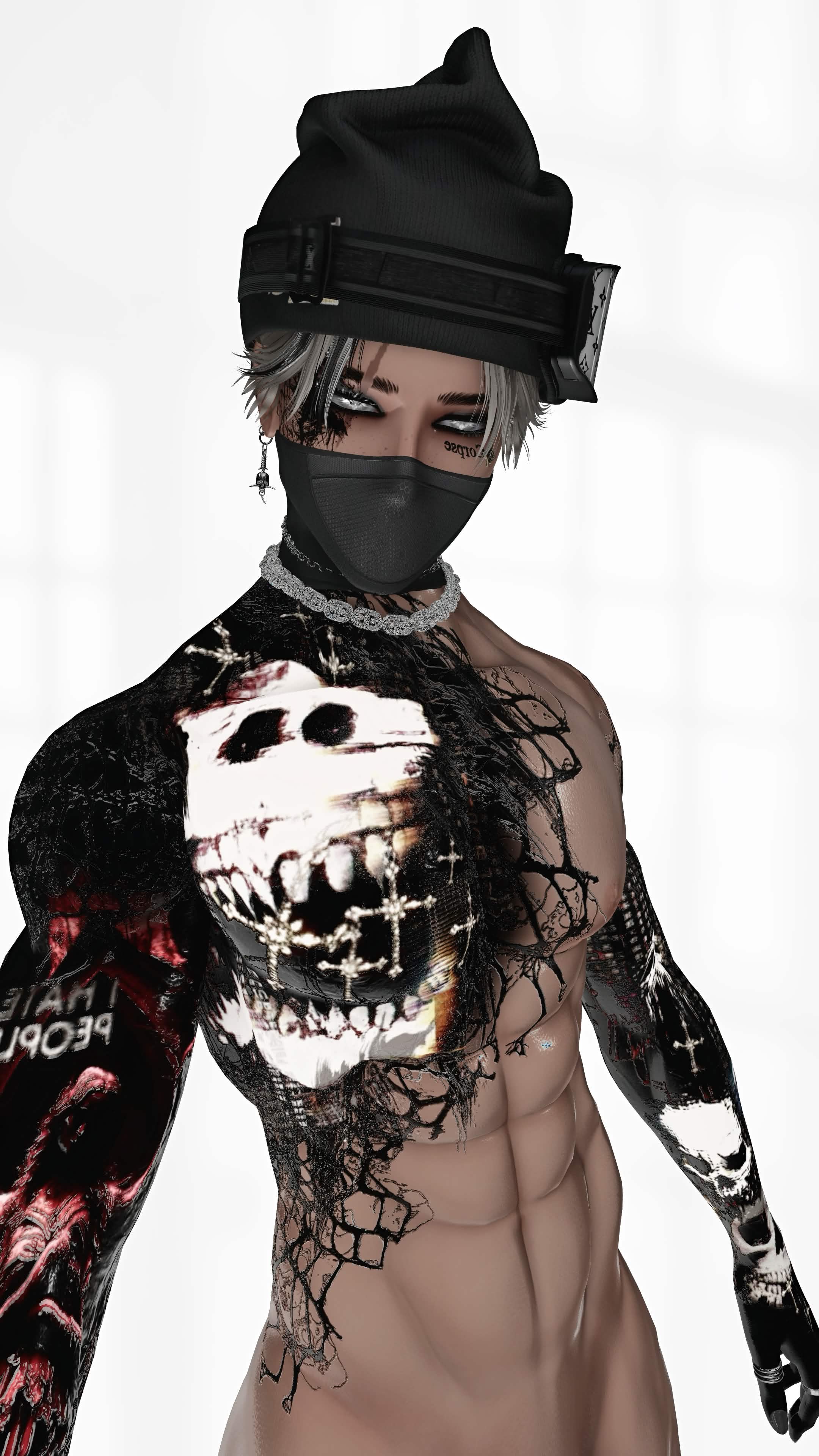 "MORGUE" MALE TEXTURE - HEAD/BODY