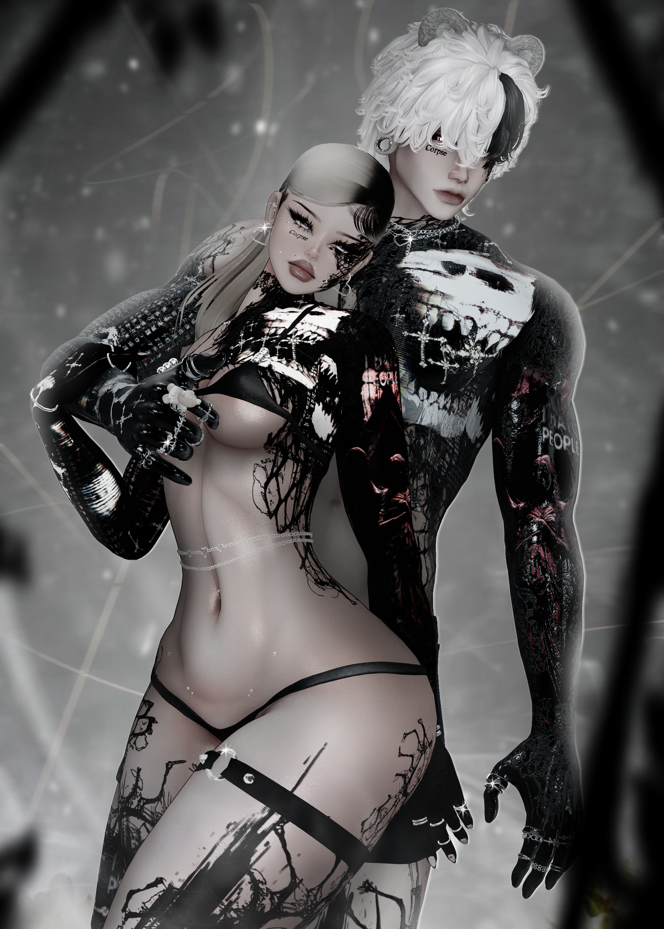 "MORGUE" FEMALE TEXTURE - HEAD/BODY