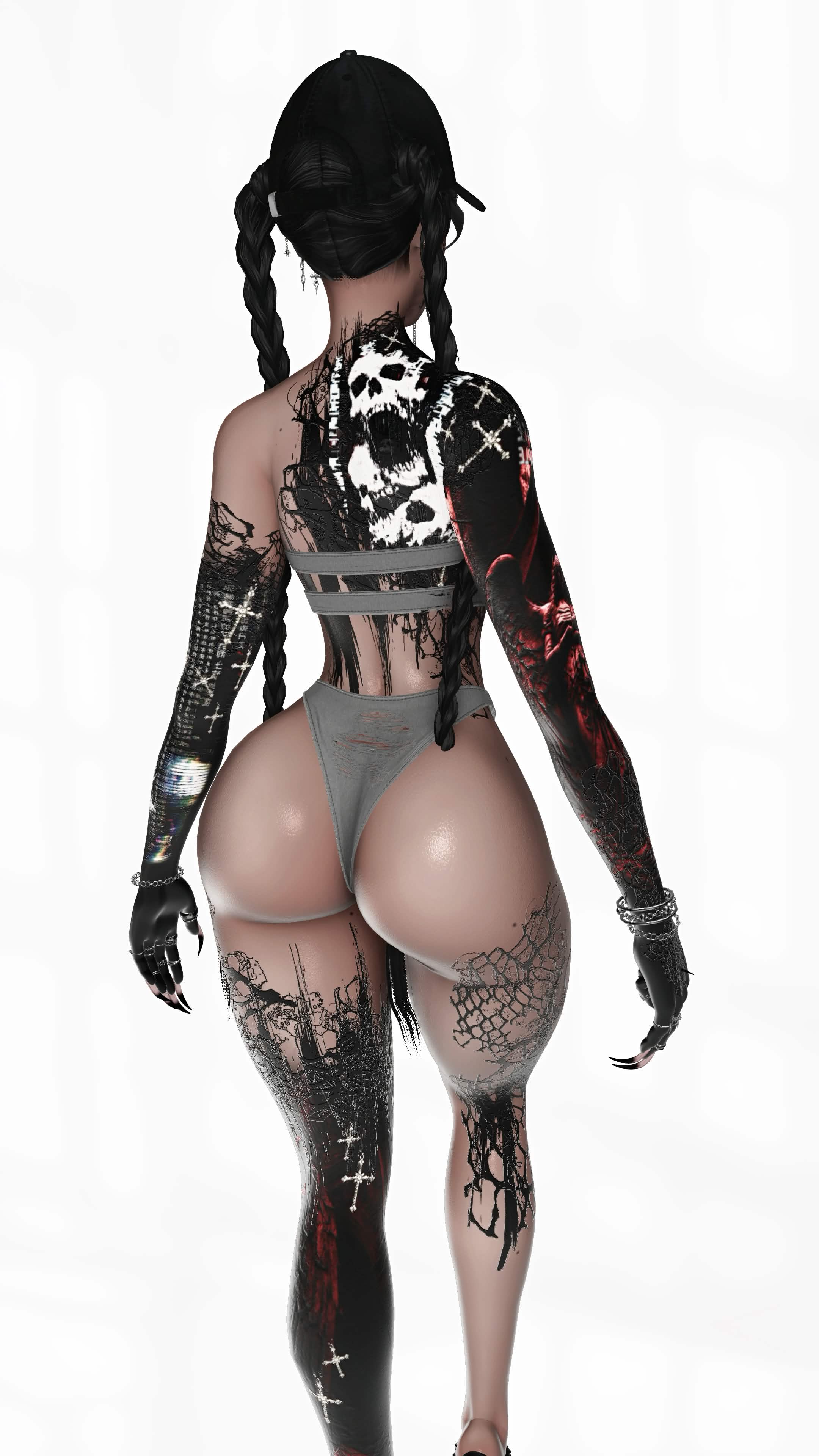 "MORGUE" FEMALE TEXTURE - HEAD/BODY