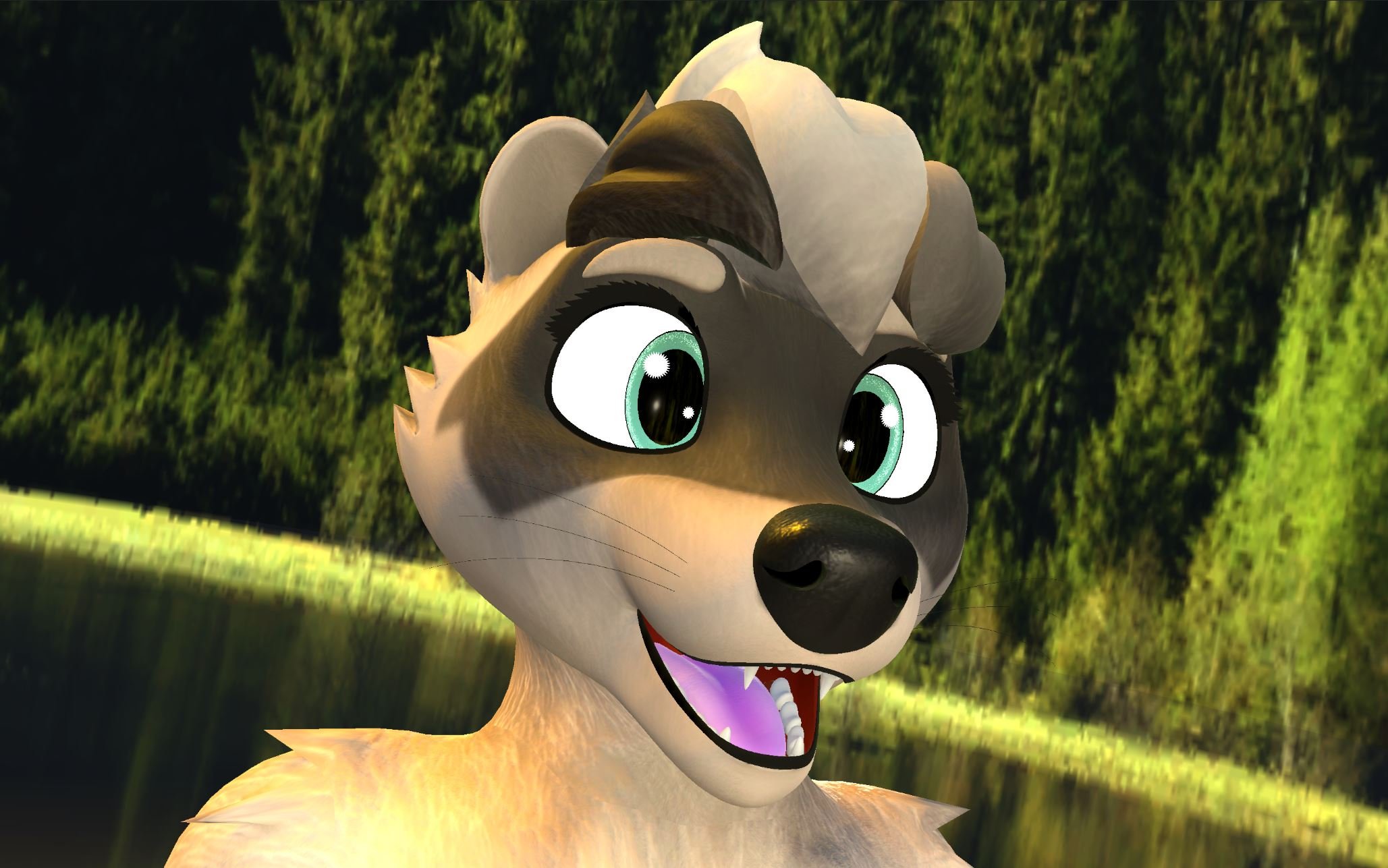 Raccoon (VRChat 3D Model, VTuber Avatar)