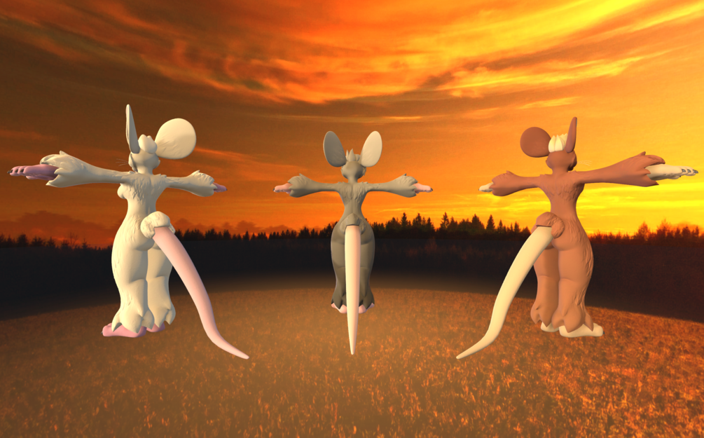 Rat (VRChat 3D Model, VTuber Avatar)