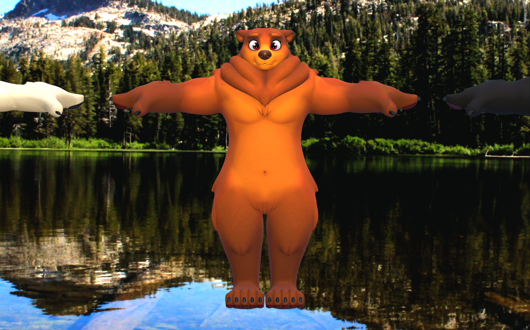Bear (VRChat 3D Model, VTuber Avatar)
