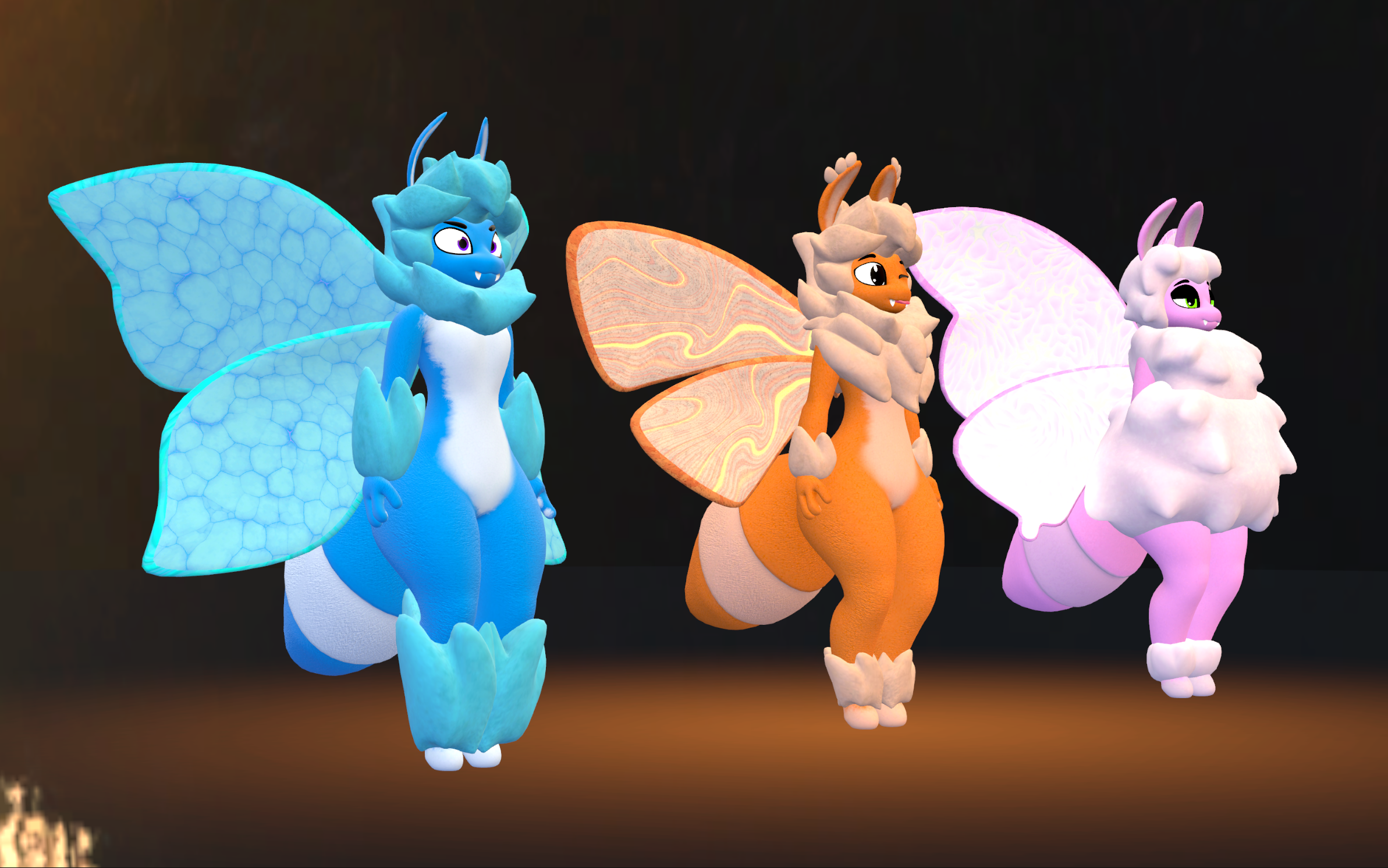 Moth (VRChat 3D Model, VTuber Avatar)