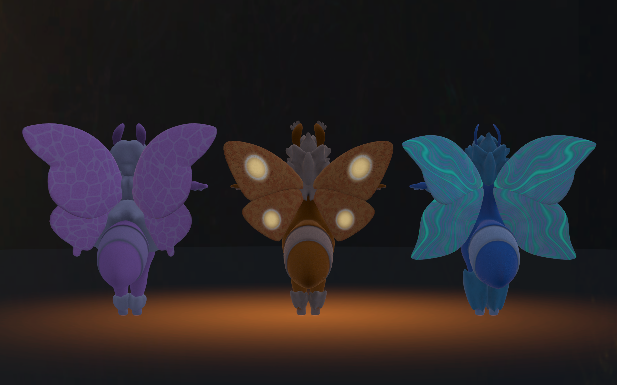 Moth (VRChat 3D Model, VTuber Avatar)