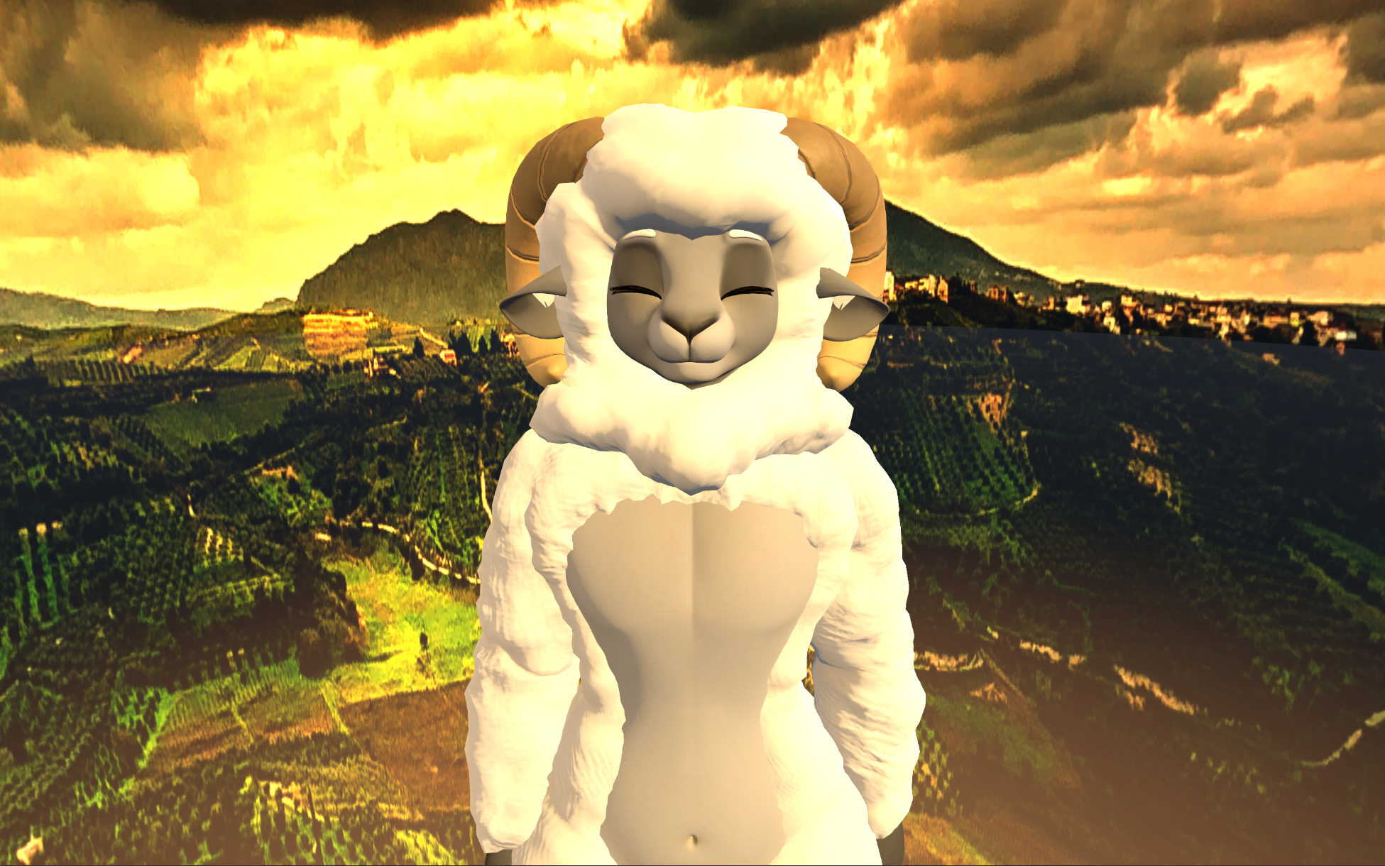 Sheep (VRChat 3D Model, VTuber Avatar)