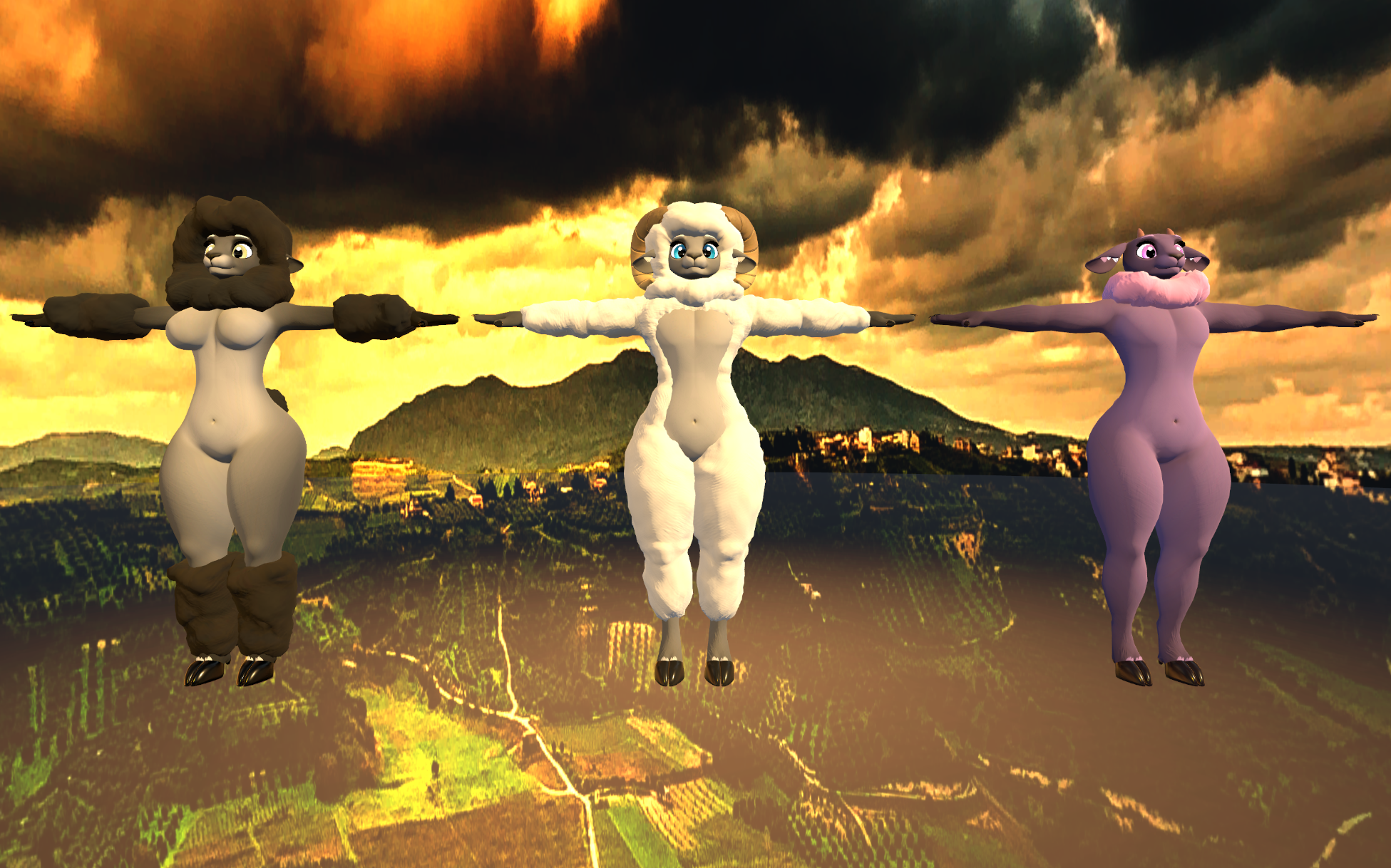 Sheep (VRChat 3D Model, VTuber Avatar)