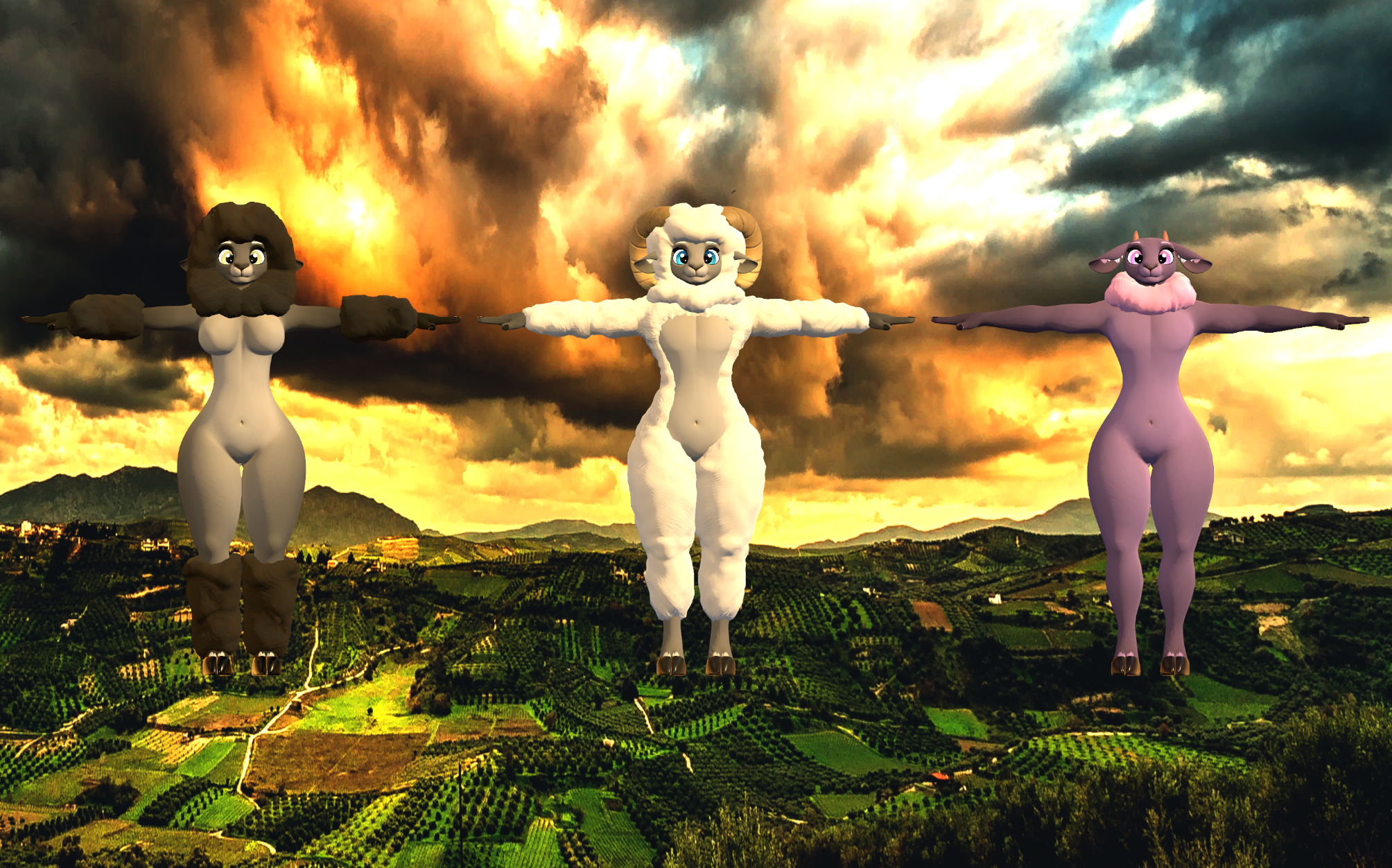 Sheep (VRChat 3D Model, VTuber Avatar)
