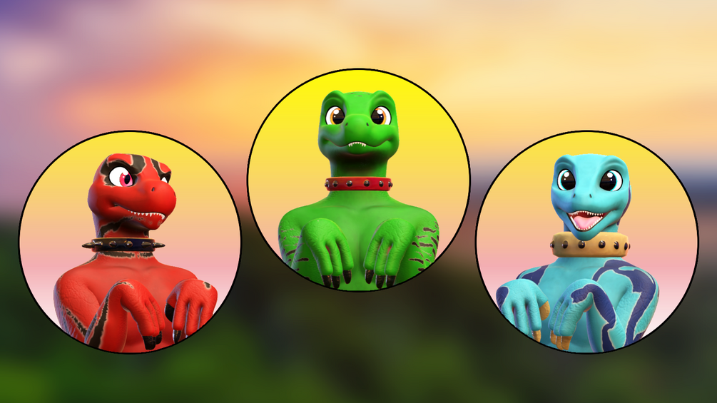 Raptor (VRChat 3D Model, VTuber Avatar)