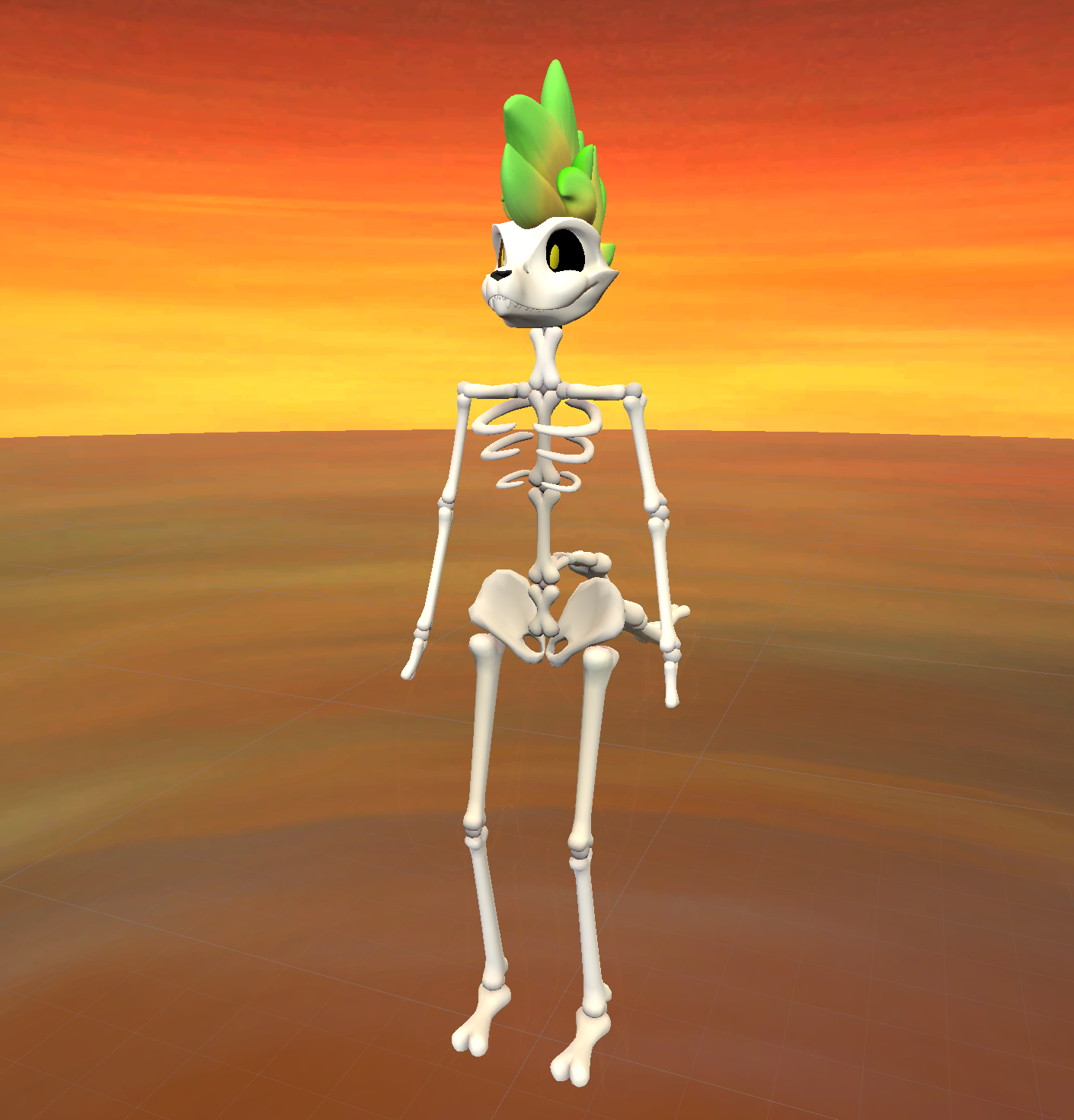 Skulldog (VRChat 3D Model, VTuber Avatar)
