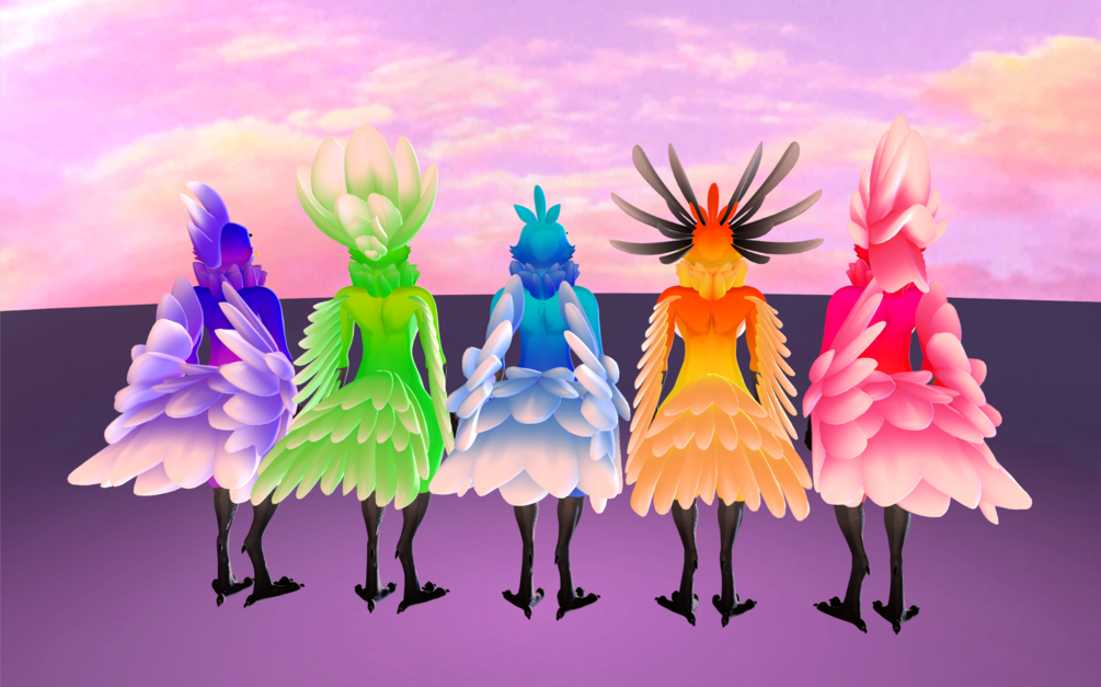 Bird (VRChat 3D Models, VTuber Avatar)
