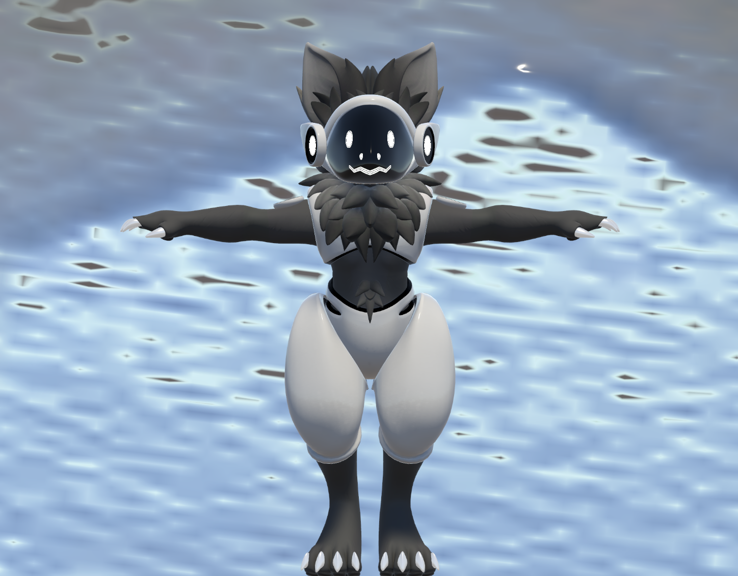 Protogen (VRChat 3D Model, VTuber Avatar)