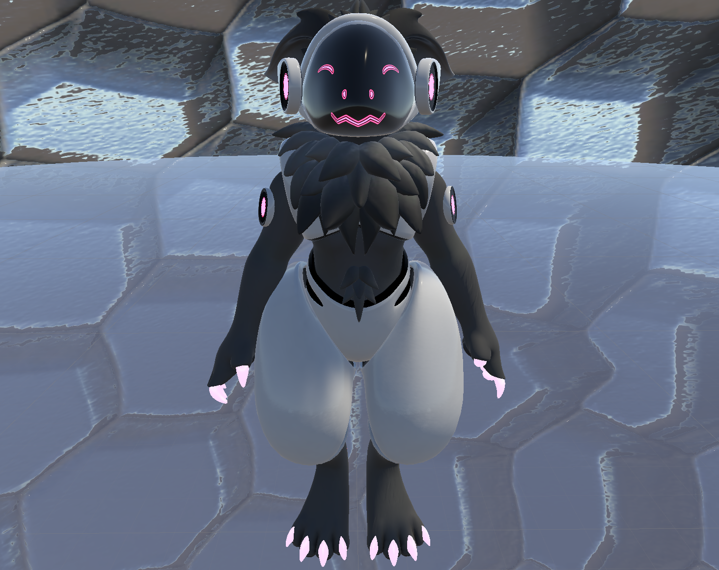 Protogen (VRChat 3D Model, VTuber Avatar)