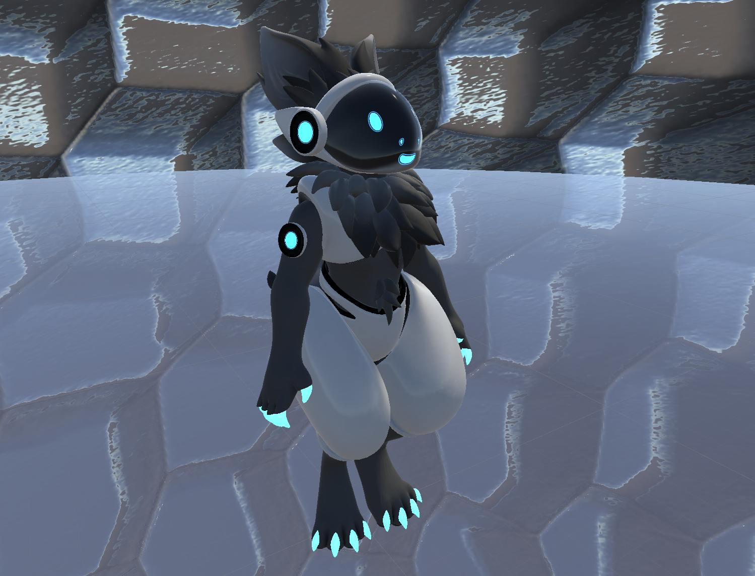Protogen (VRChat 3D Model, VTuber Avatar)
