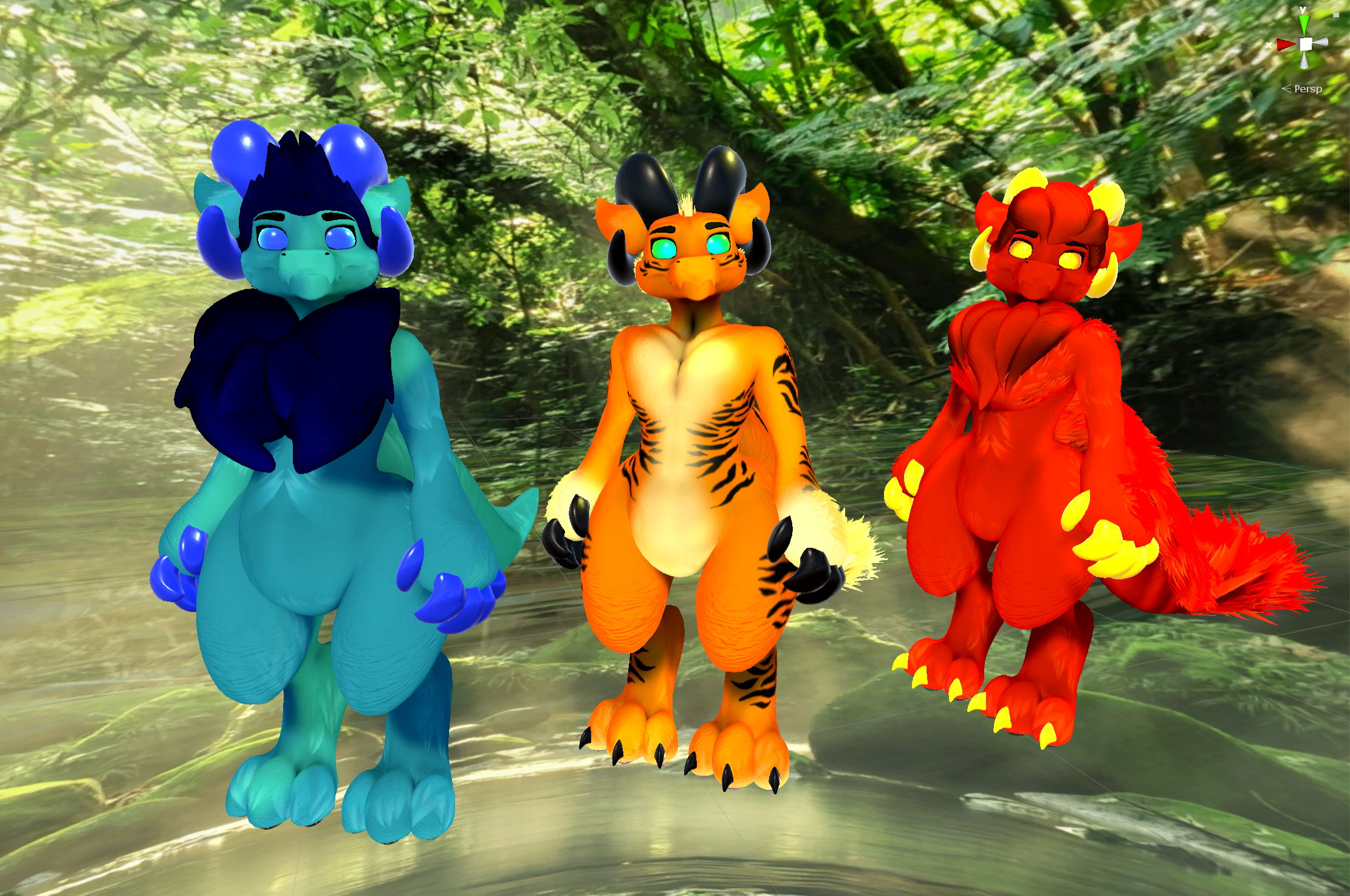 Wickerbeast (VRChat 3D Models, VTuber Avatar)