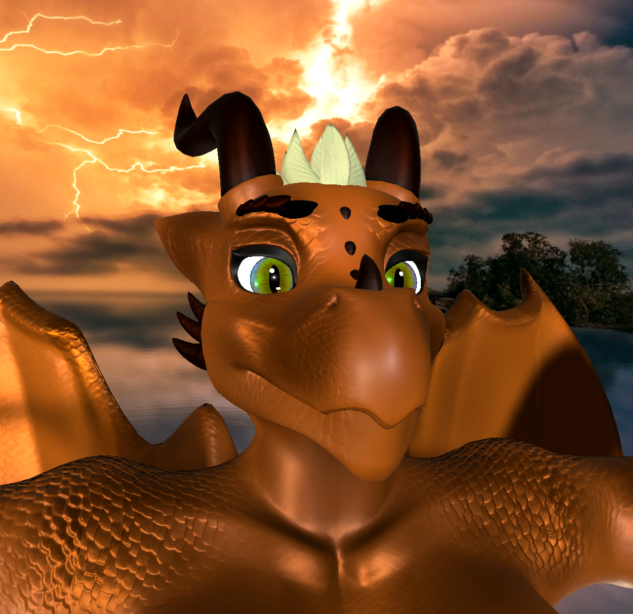 Dragon (VRChat 3D Models, VTuber Avatar)