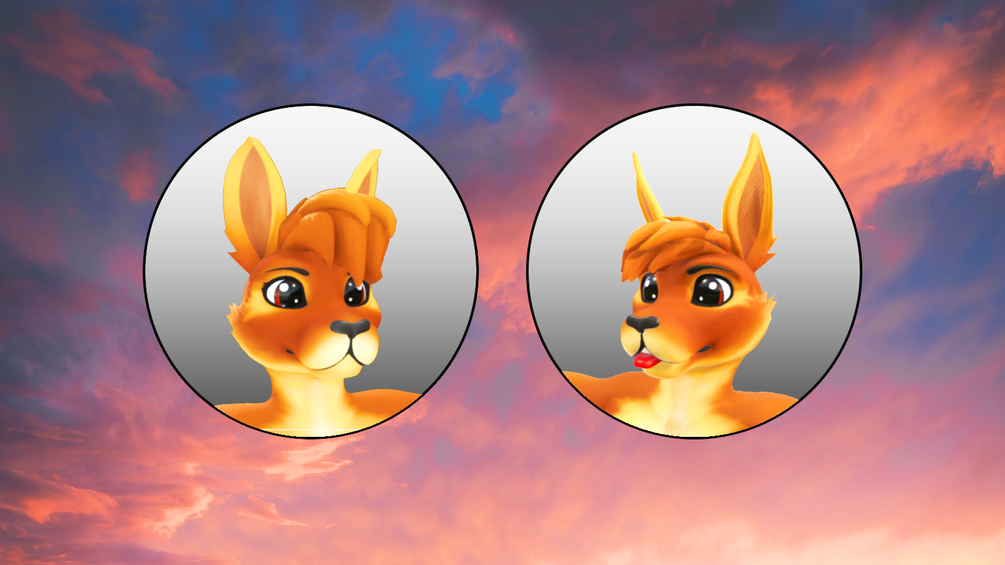 Roo (VRChat 3D Models, VTuber Avatar)