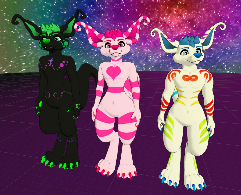 Cruxes (VRChat 3D Models, VTuber Avatar)