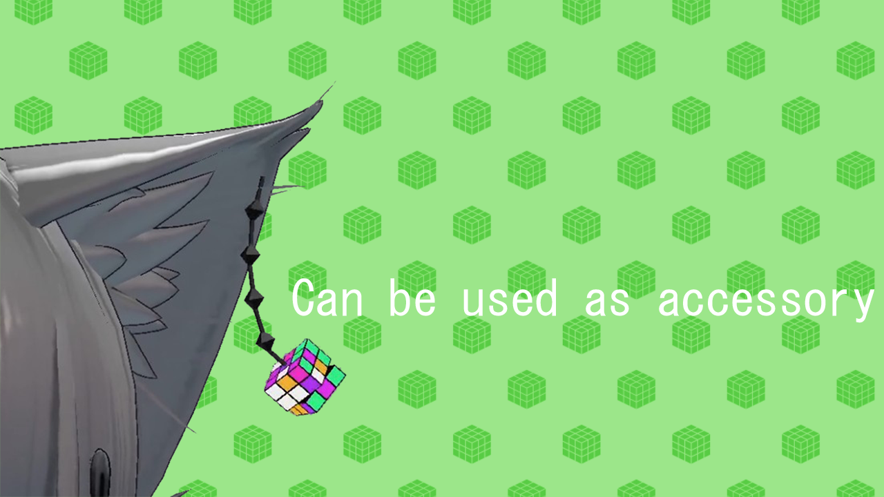 Rubik’s Cube – Fully Functional & Synced + Earring!