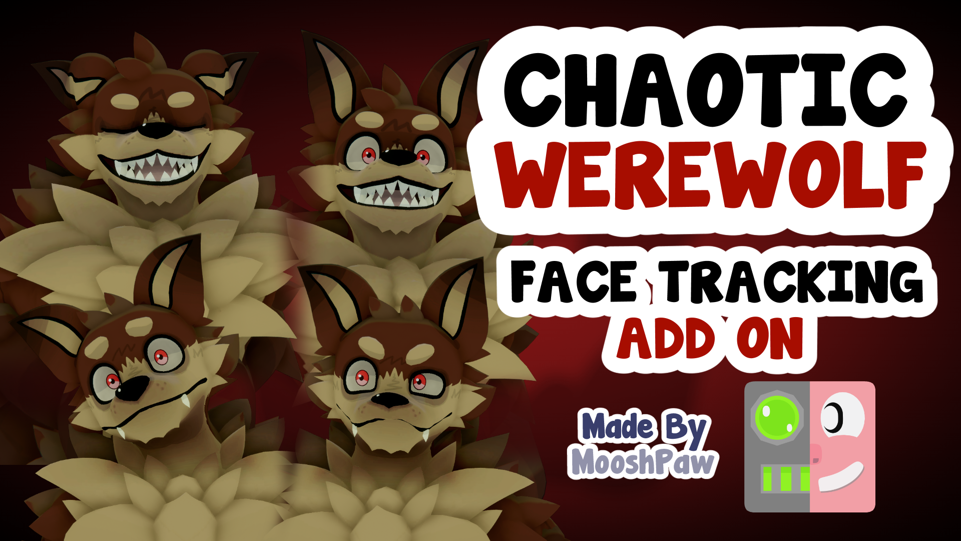Chaotic Werewolf | Face Tracking Add On