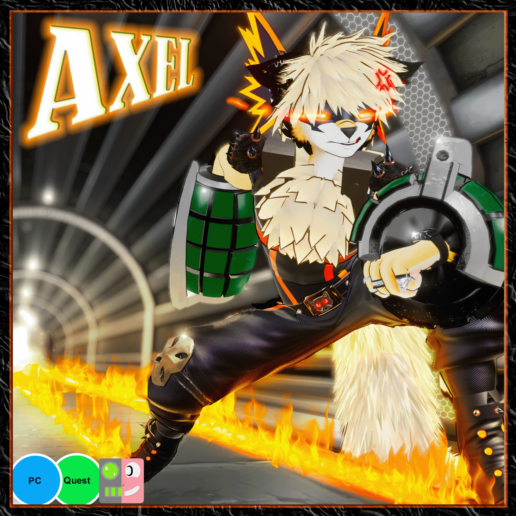 ღAxel - Wolf (PC/Quest/VRCFT/Good)