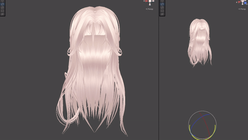 Long Parted Hair