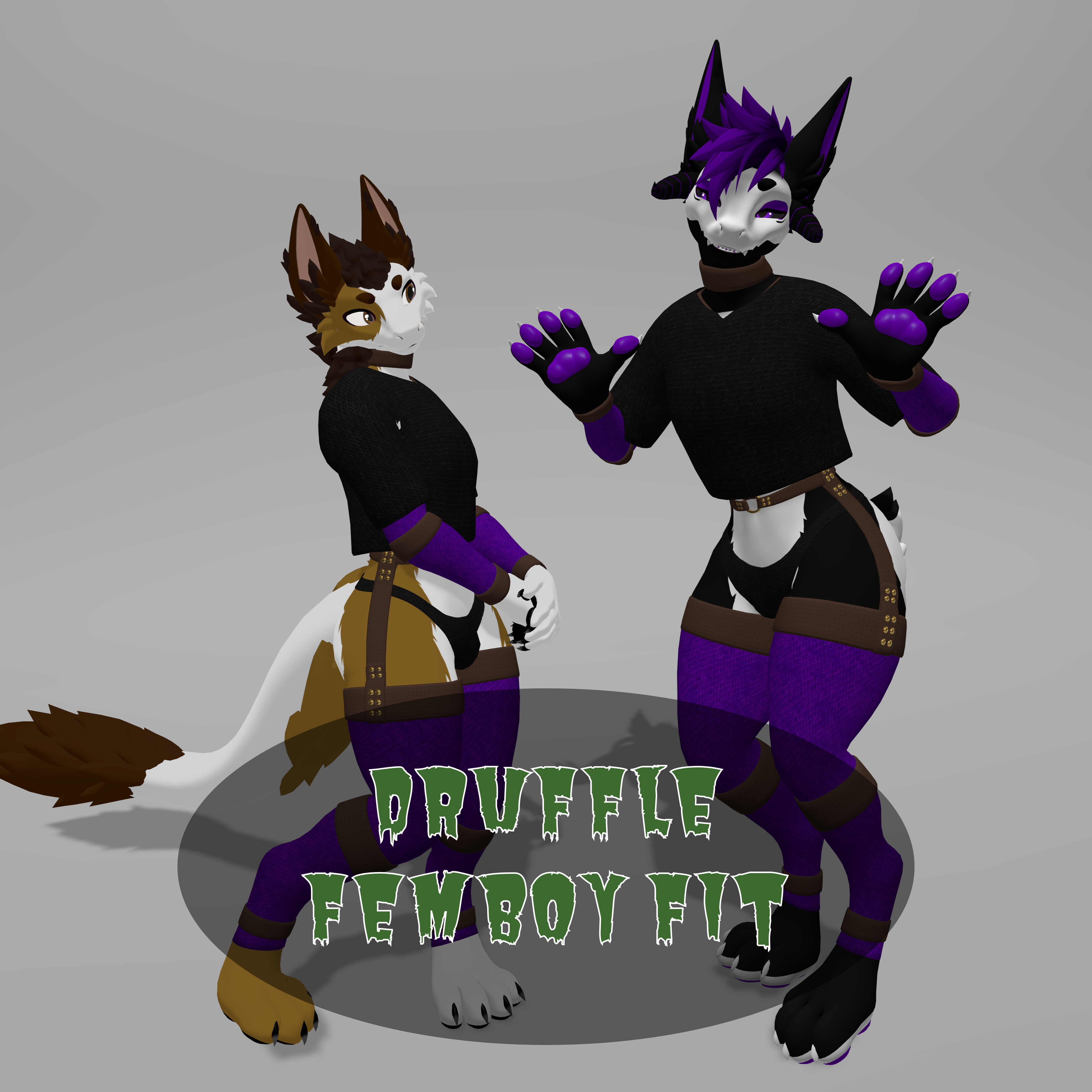 Druffle Femboy Harness Fit