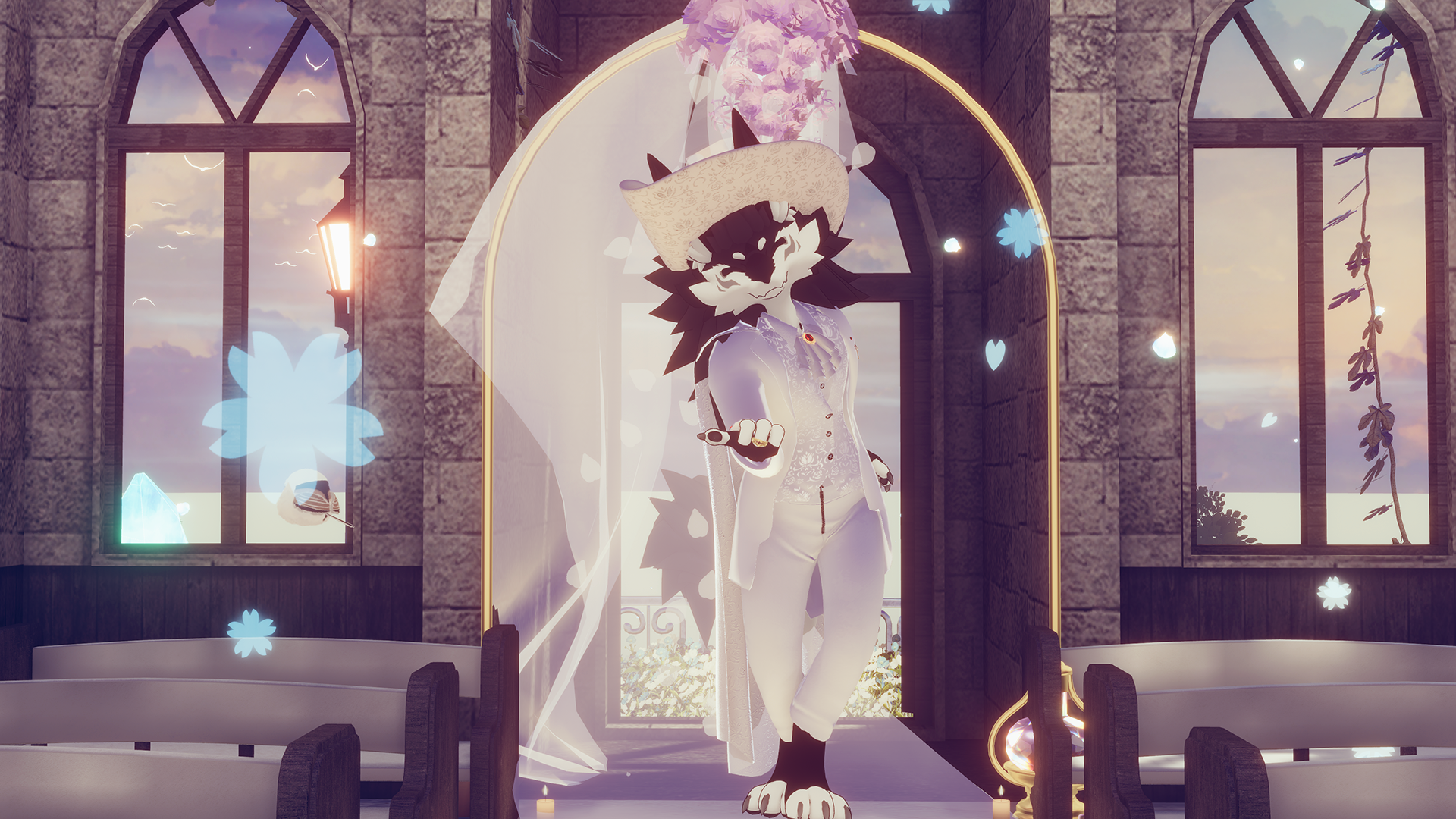 WEDDING OUTFIT PACK | FOXIPAWS CELESTE DANTE AURORA CALYPSO NEBULA FOXIGEN | COLOR CHANGING | INTERACTABLE OUTFIT TRIGGERS | ACCESSORIES | COMPATIBLE WITH NOVABEAST AND KEYRIN | PROPOSAL SYSTEM WITH INTERACTABLE RINGS | + FREE PROPS