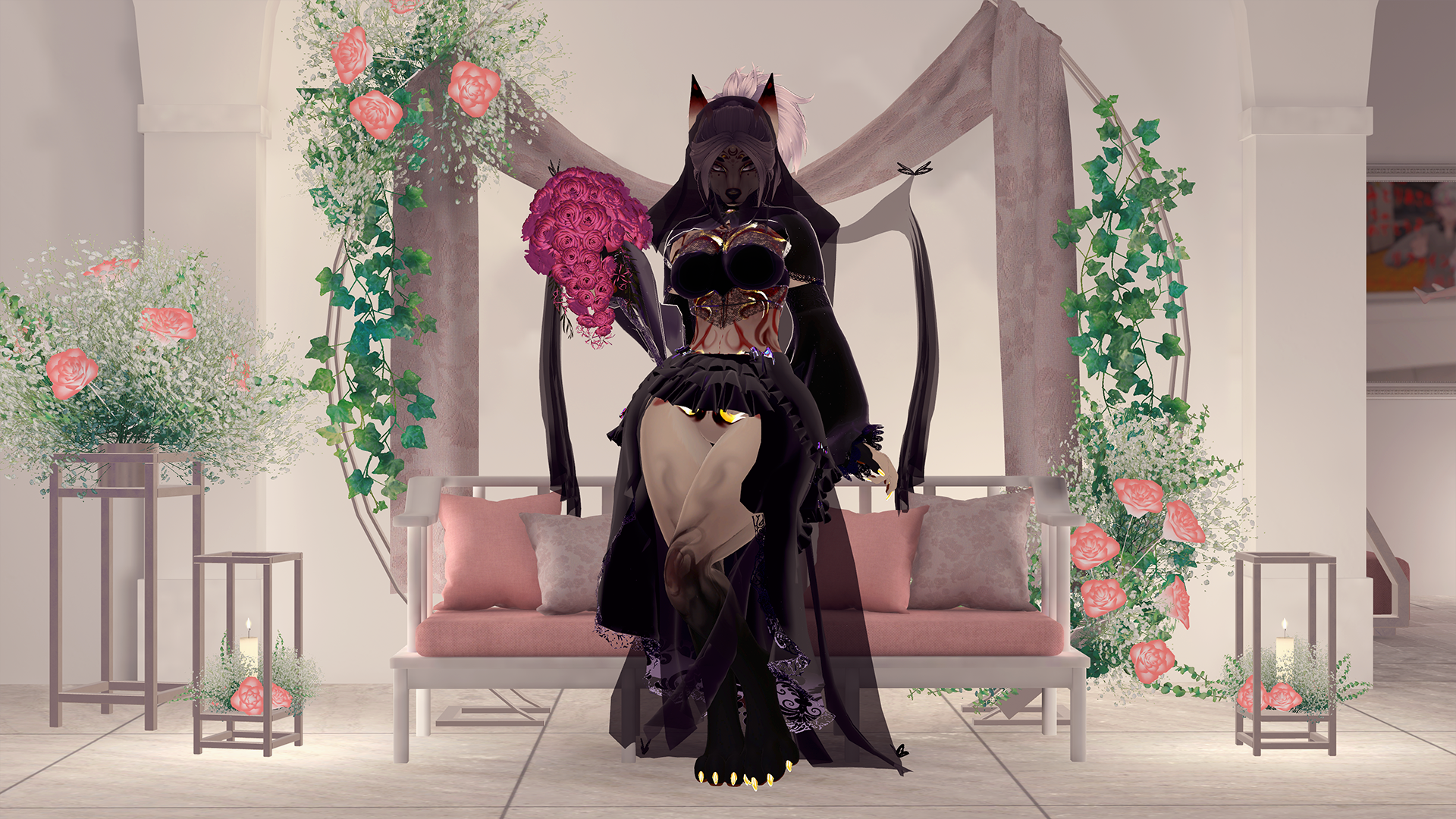 WEDDING OUTFIT PACK | FOXIPAWS CELESTE DANTE AURORA CALYPSO NEBULA FOXIGEN | COLOR CHANGING | INTERACTABLE OUTFIT TRIGGERS | ACCESSORIES | COMPATIBLE WITH NOVABEAST AND KEYRIN | PROPOSAL SYSTEM WITH INTERACTABLE RINGS | + FREE PROPS