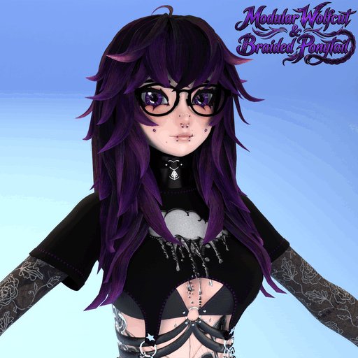 Zowee Hair Pack – Modular Wolfcut & Braided Ponytail
