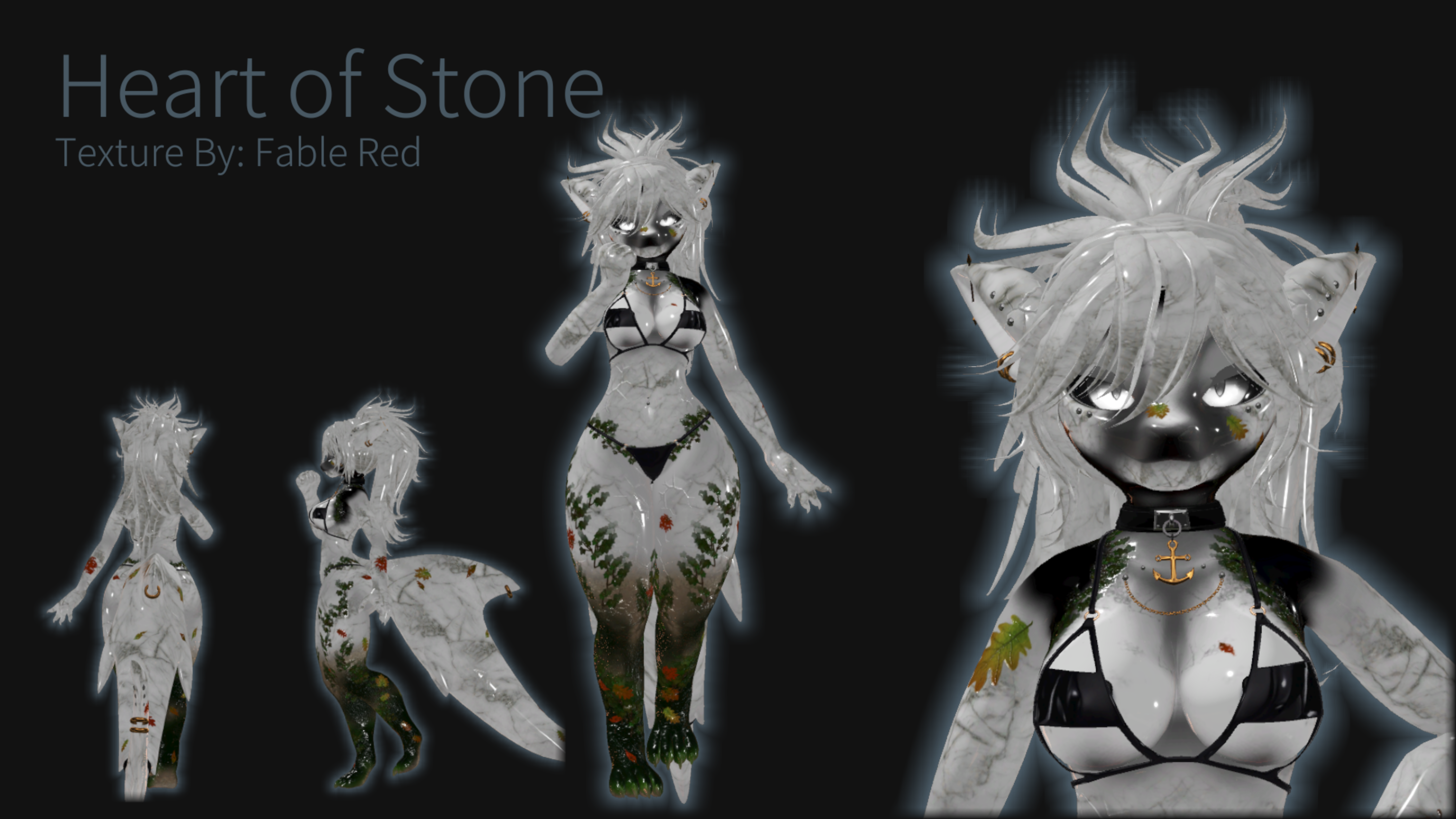 Nanami The Shark - Heart of Stone Texture