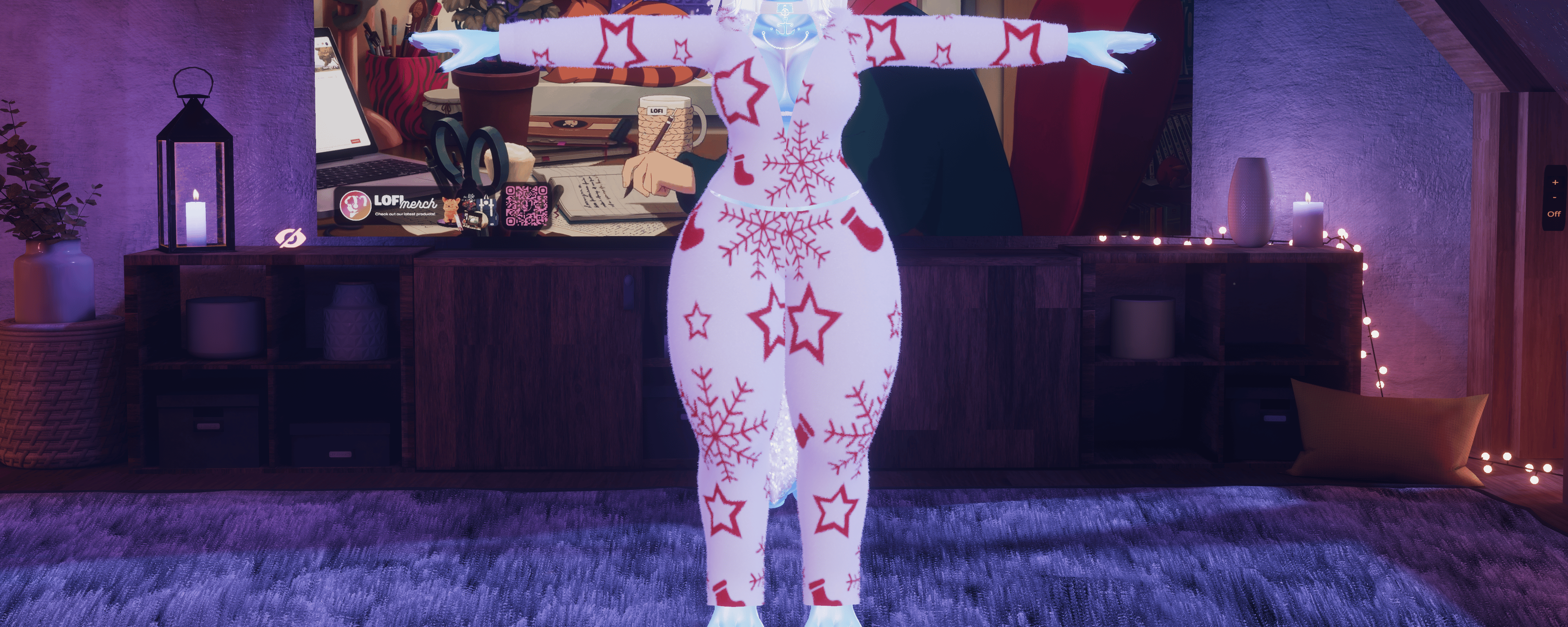 Nanami The Shark - The Festive Yeti