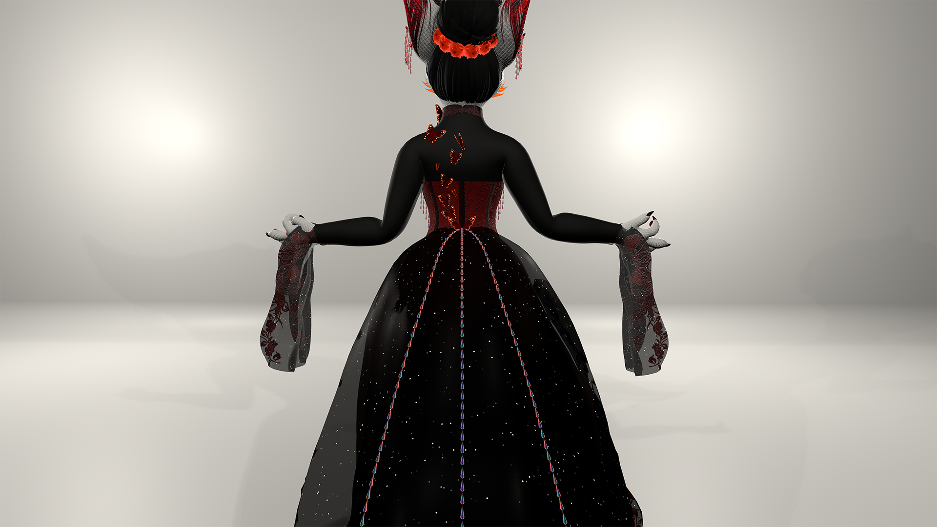 Evening Goth dress