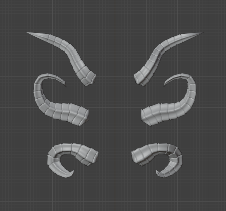  [VRC Asset] Horn Set
