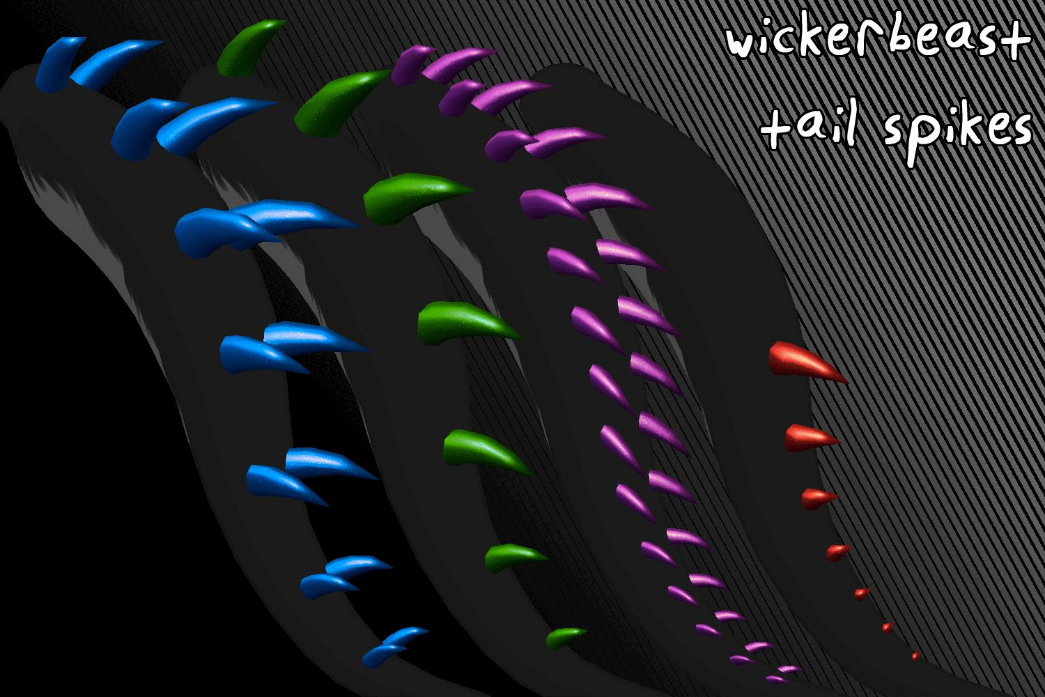 Wickerbeast Tail Spikes
