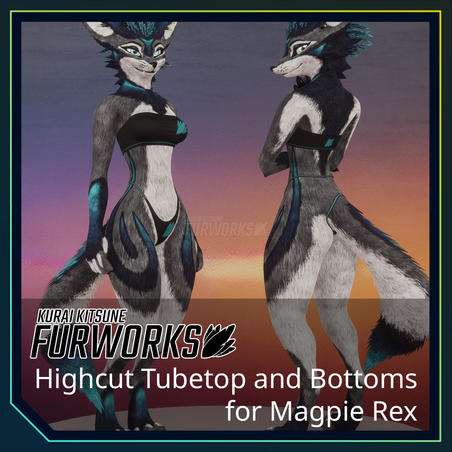 Highcut Tubetop and Bottoms for Magpie Rex