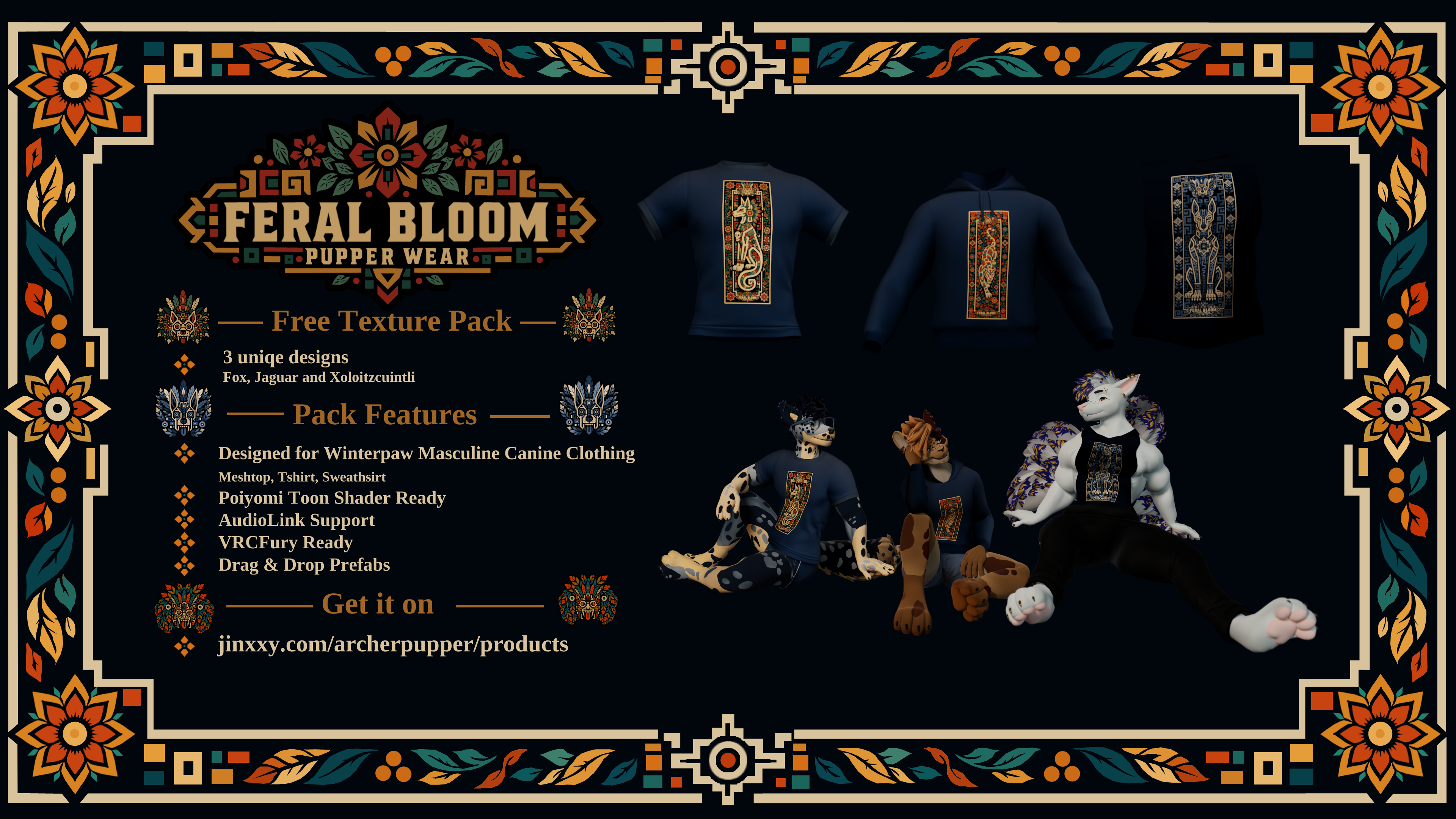 Pupper Wear - Feral Bloom - Winterpaw