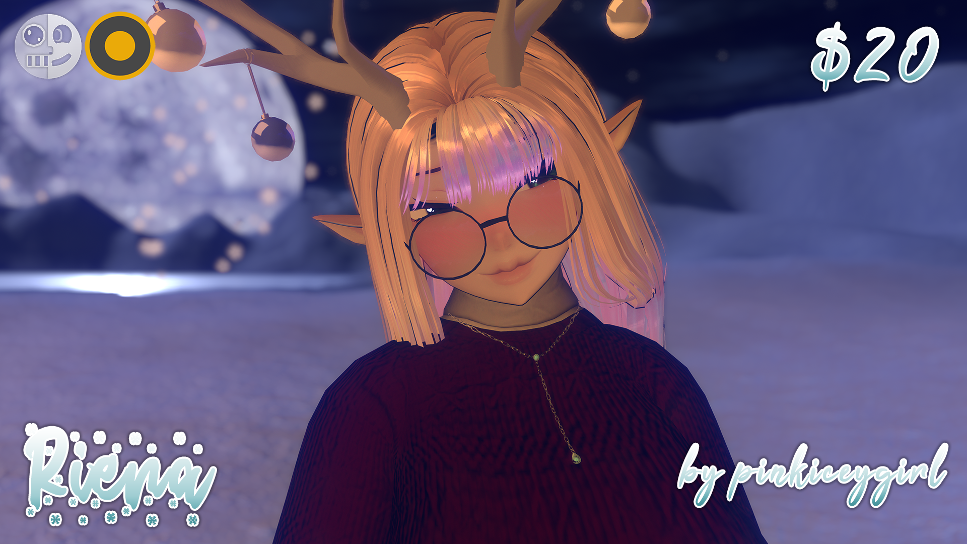 Riena The Deer (Medium/VRCFT/GoLoco)